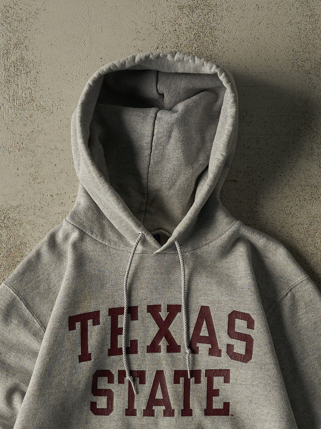 Vintage 90s Grey Texas State University Hoodie (XS)