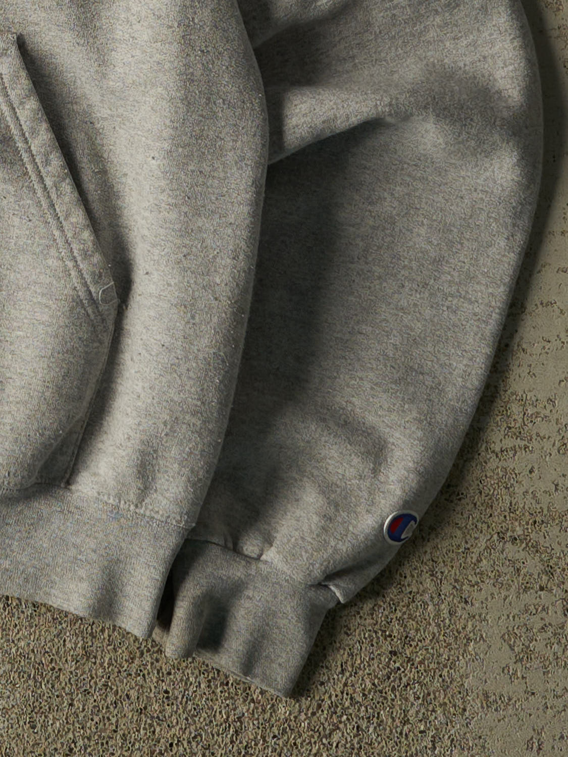 Vintage 90s Grey Texas State University Hoodie (XS)