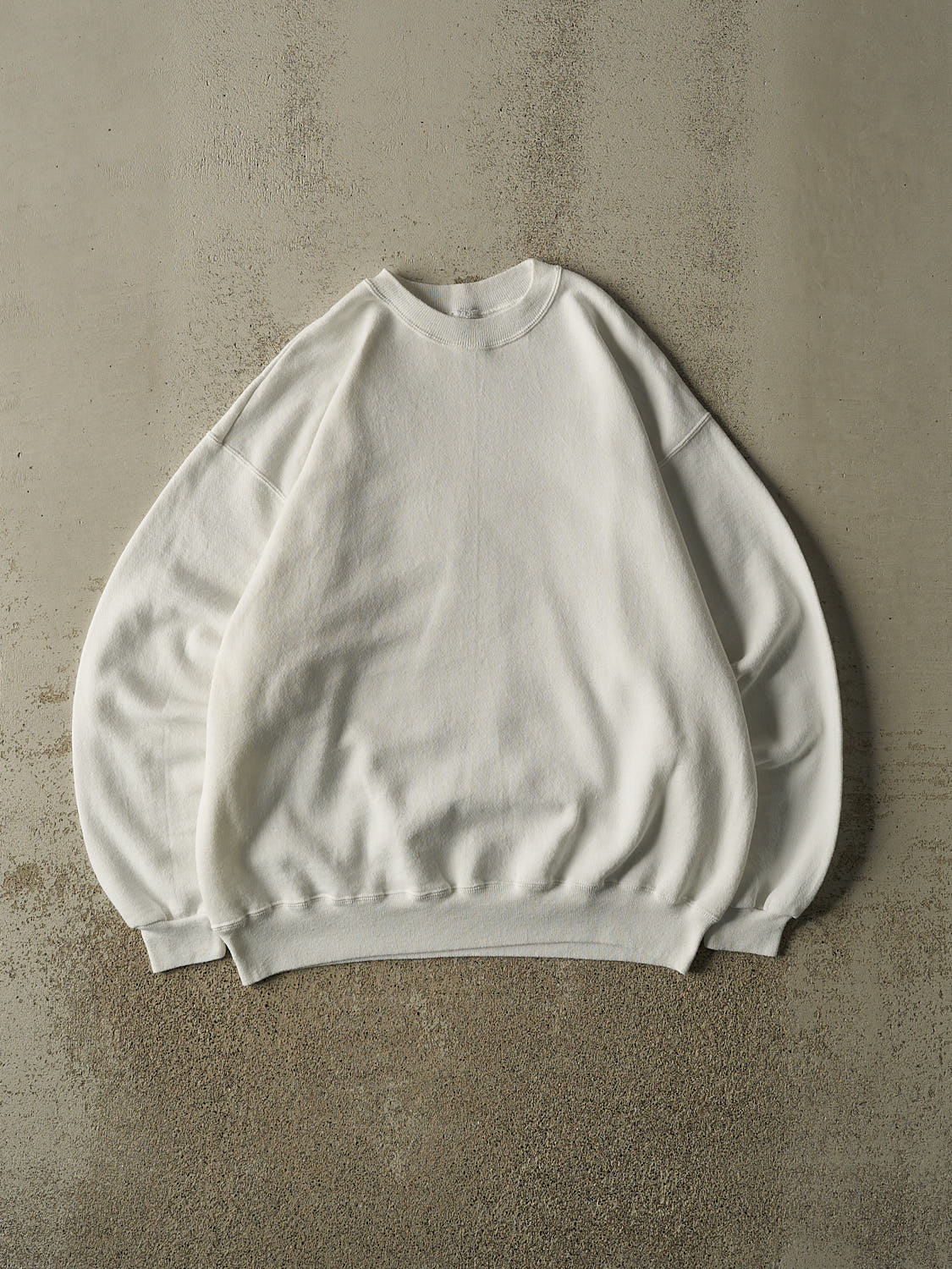 Vintage 90s White Blank Crewneck (L/XL)