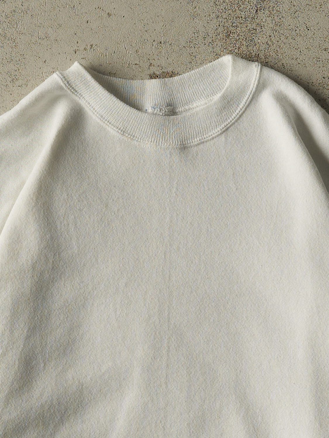 Vintage 90s White Blank Crewneck (L/XL)