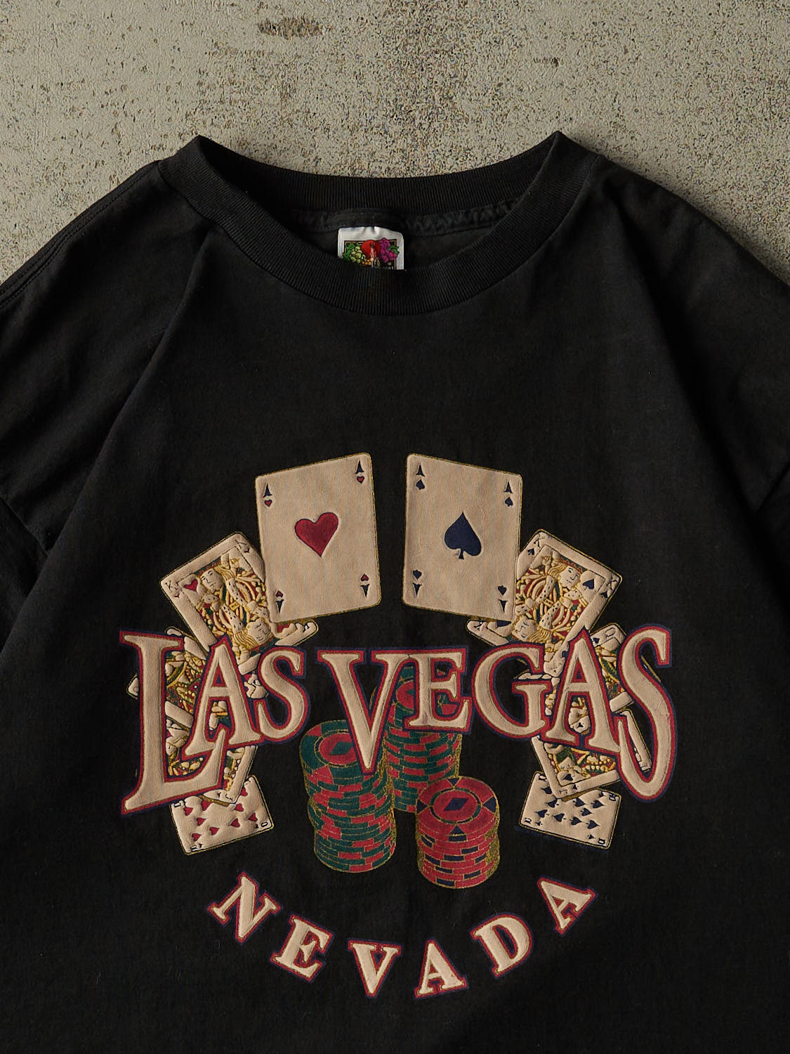 Vintage 90s Black Las Vegas Tee (M/L)