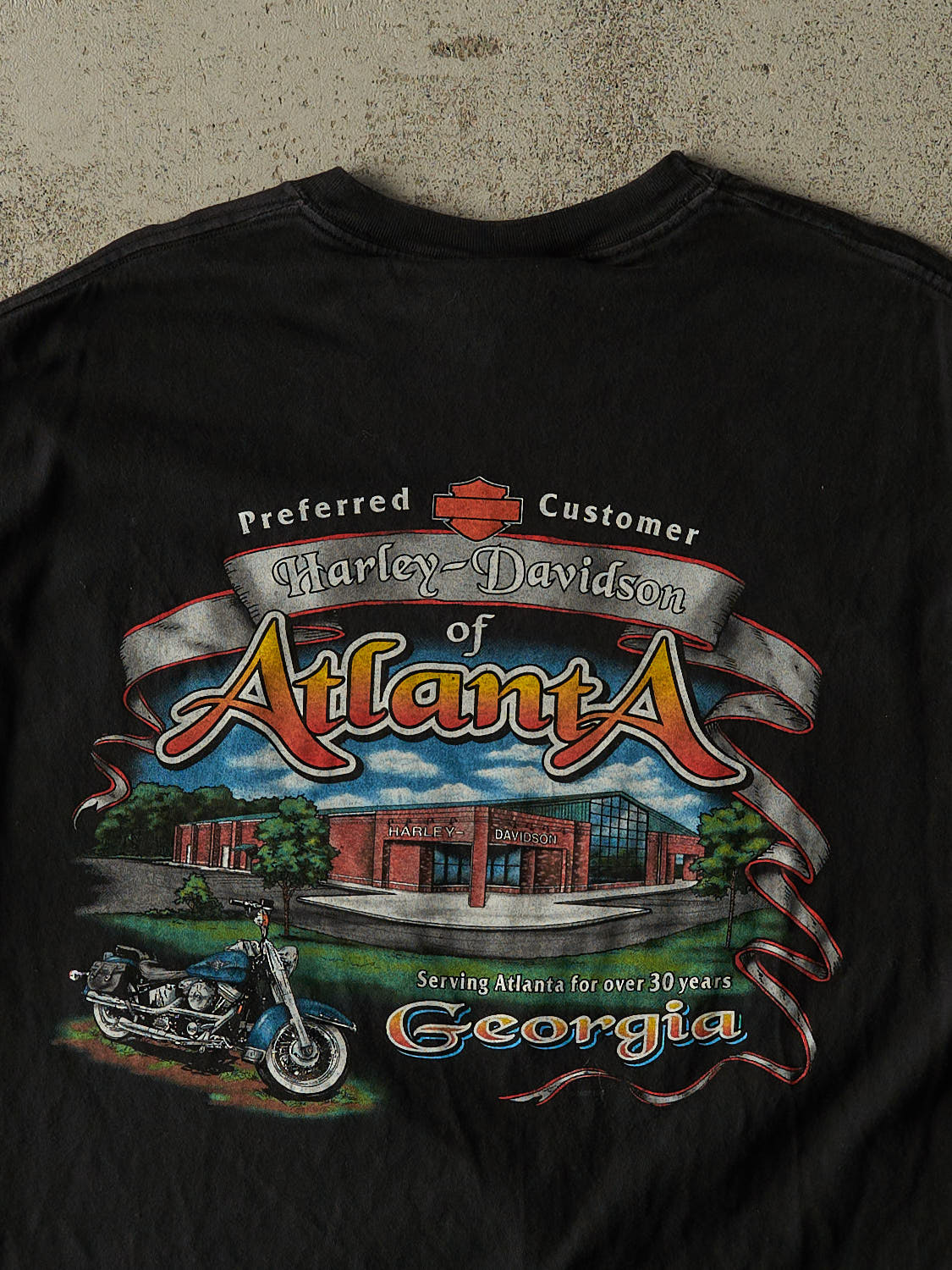 Vintage 01' Black Harley Davidson Atlanta Tank (M/L)