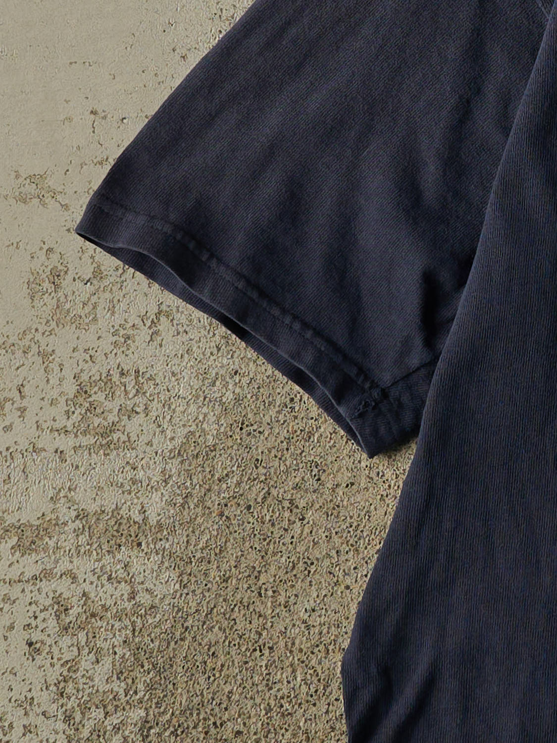 Vintage 90s Navy Blue Champion Embroidered Logo Tee (S/M)