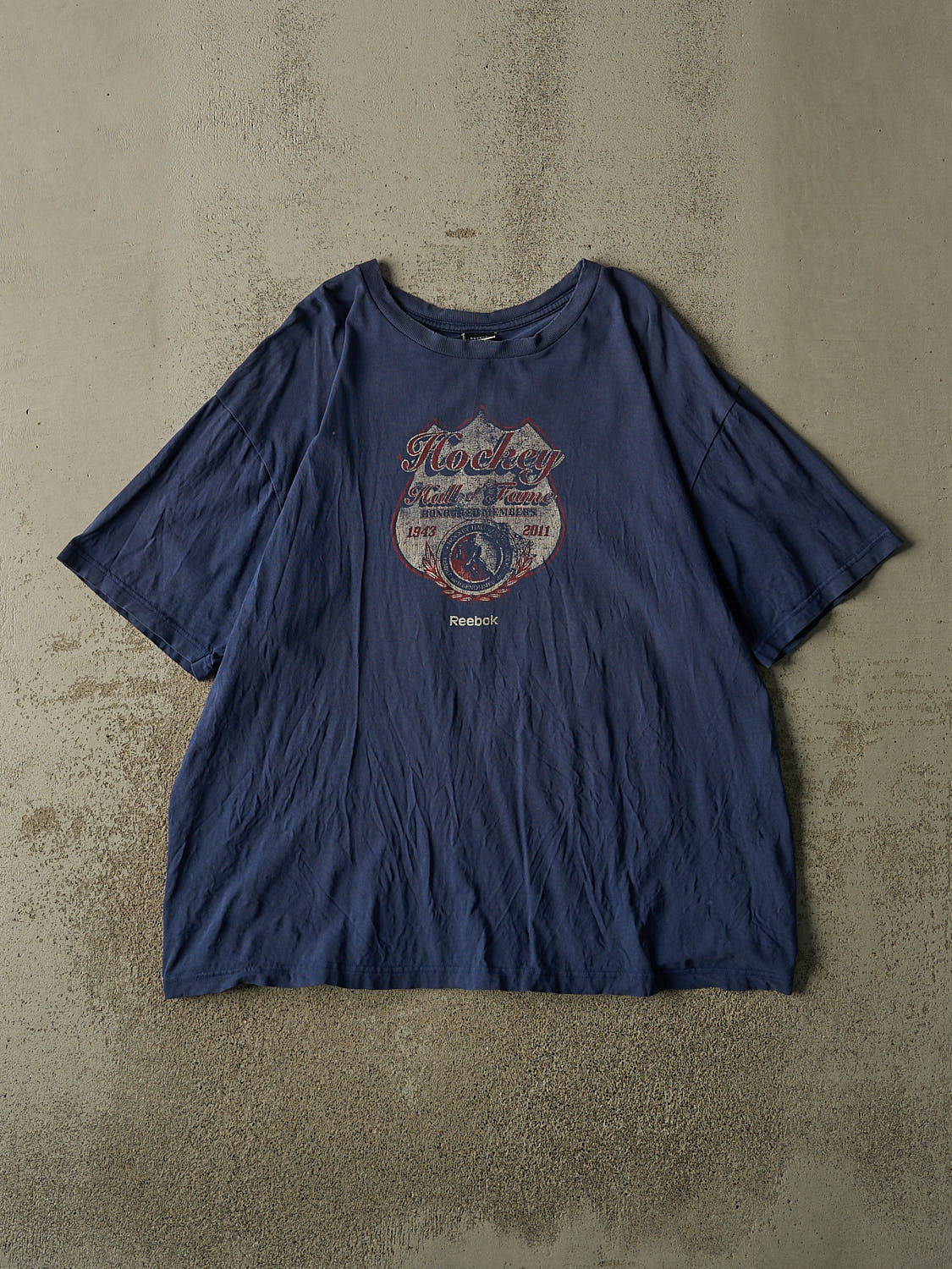 Vintage 11' Blue Hockey Hall of Fame Tee (XL)