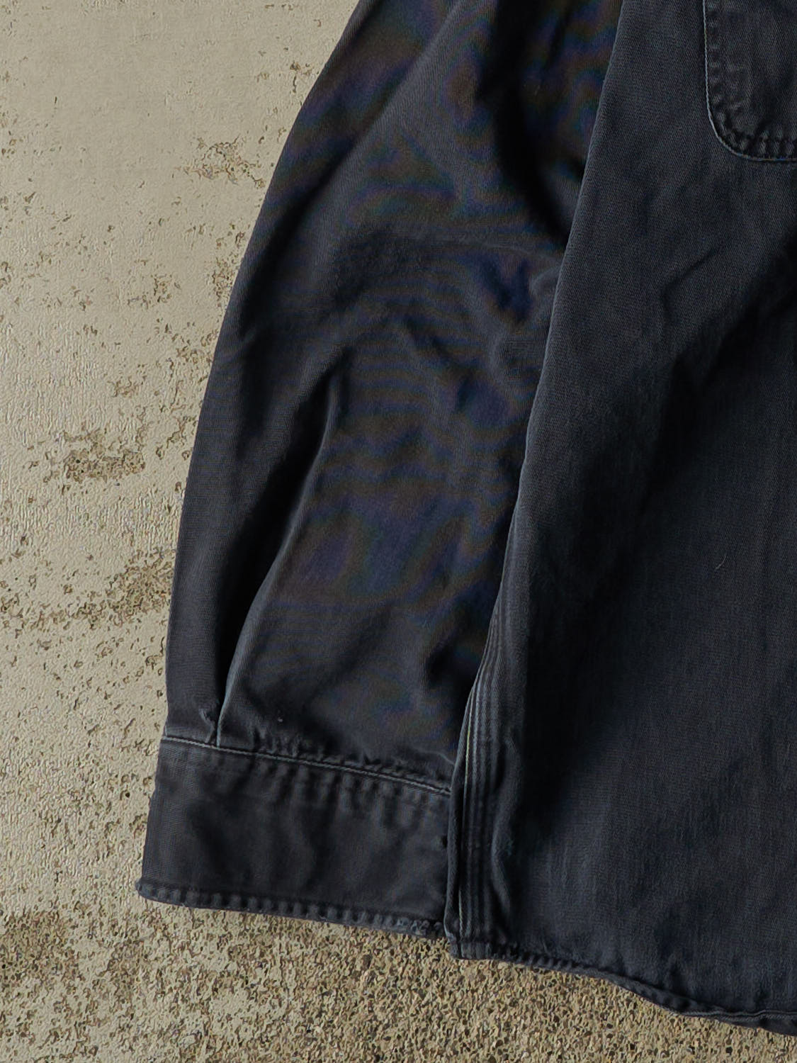 Vintage Y2K Navy Blue Carhartt Button Up Long Sleeve (L/XL)