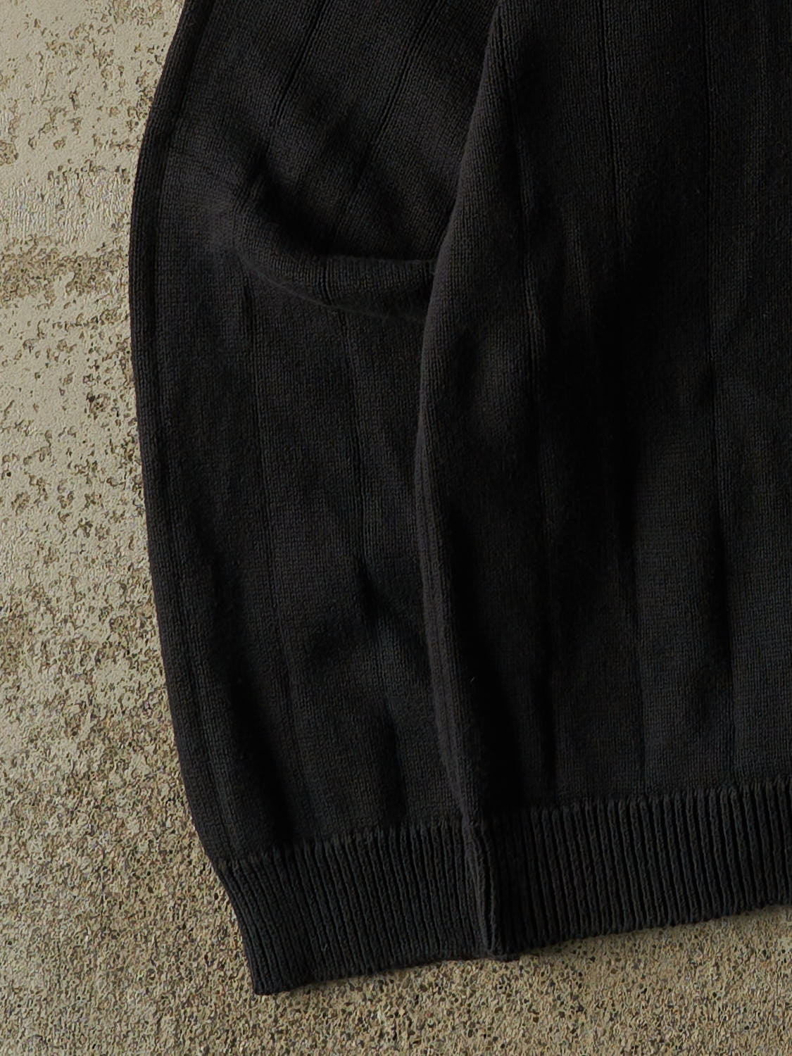 Vintage Y2K Black Chaps Embroidered Knit (L/XL)