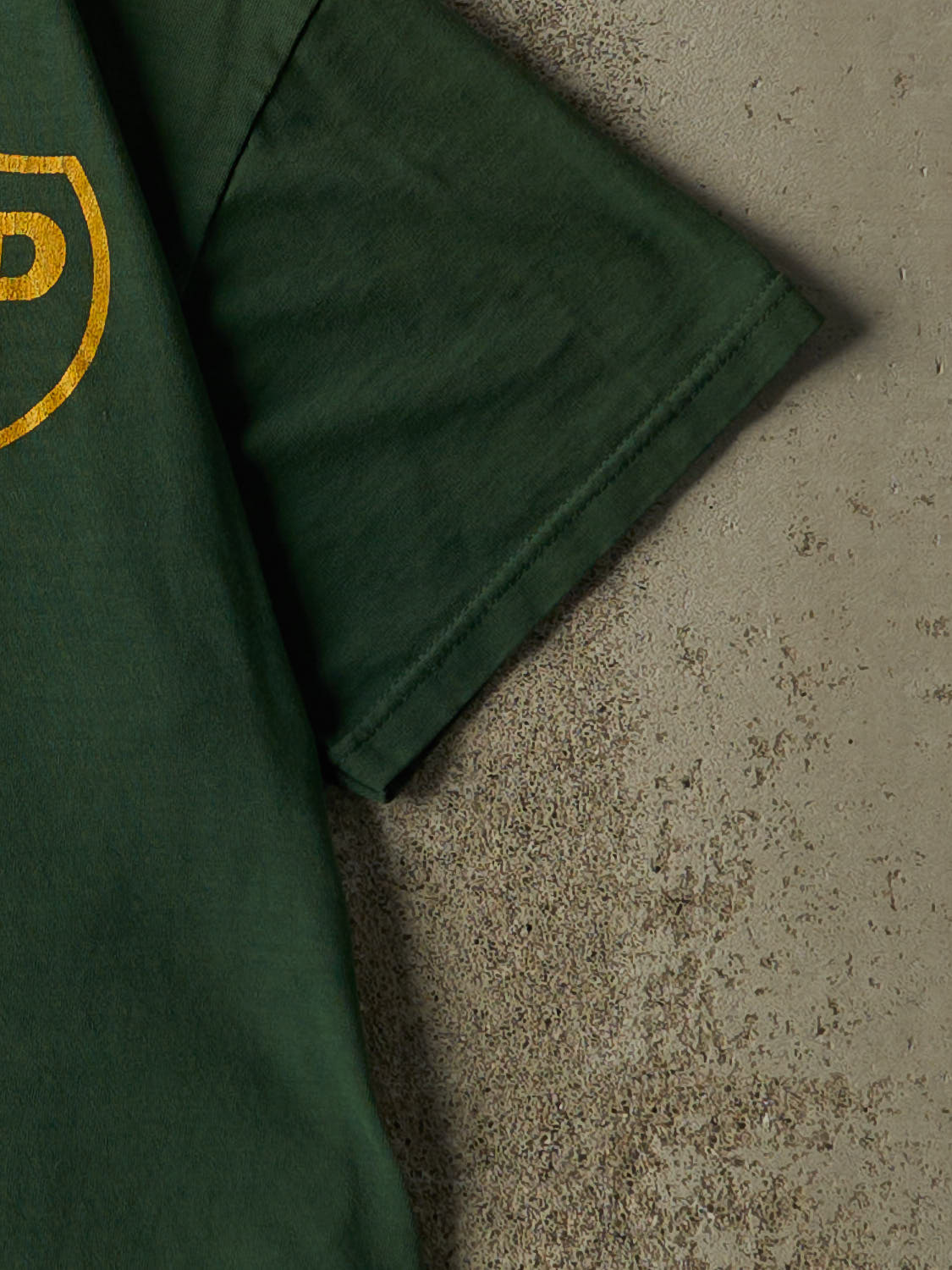 Vintage 80s Faded Green BP Logo Tee (M)