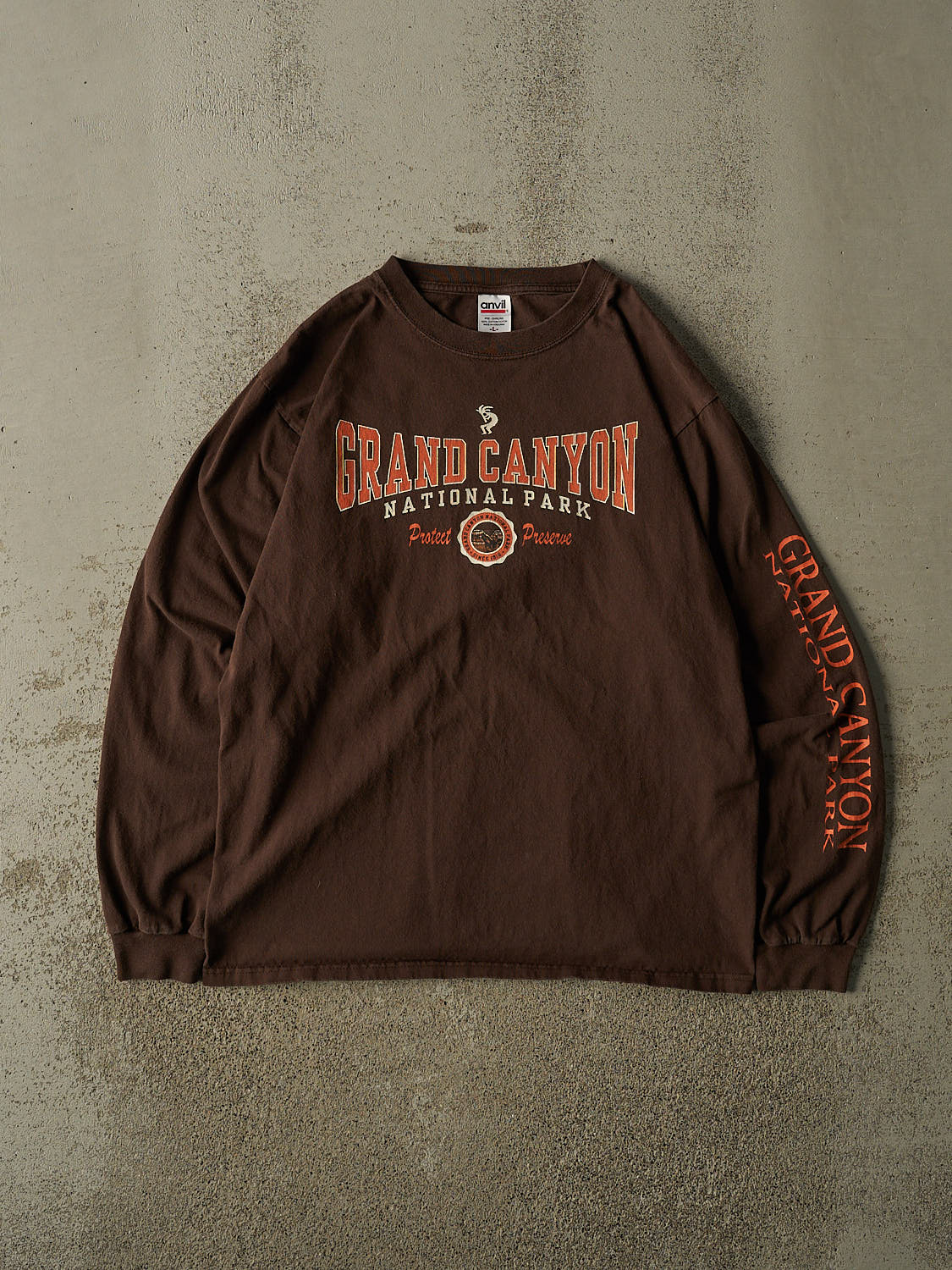 Vintage 90s Brown Grand Canyon National Park Long Sleeve (L)