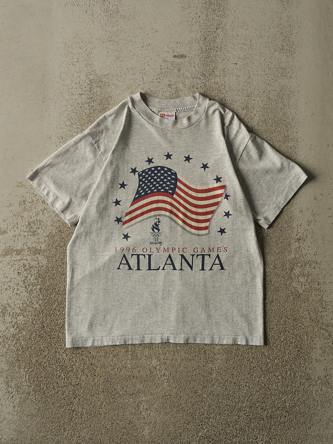 Vintage 96' Heather Grey Atlanta Olympics Single Stitch Tee (XS/S)