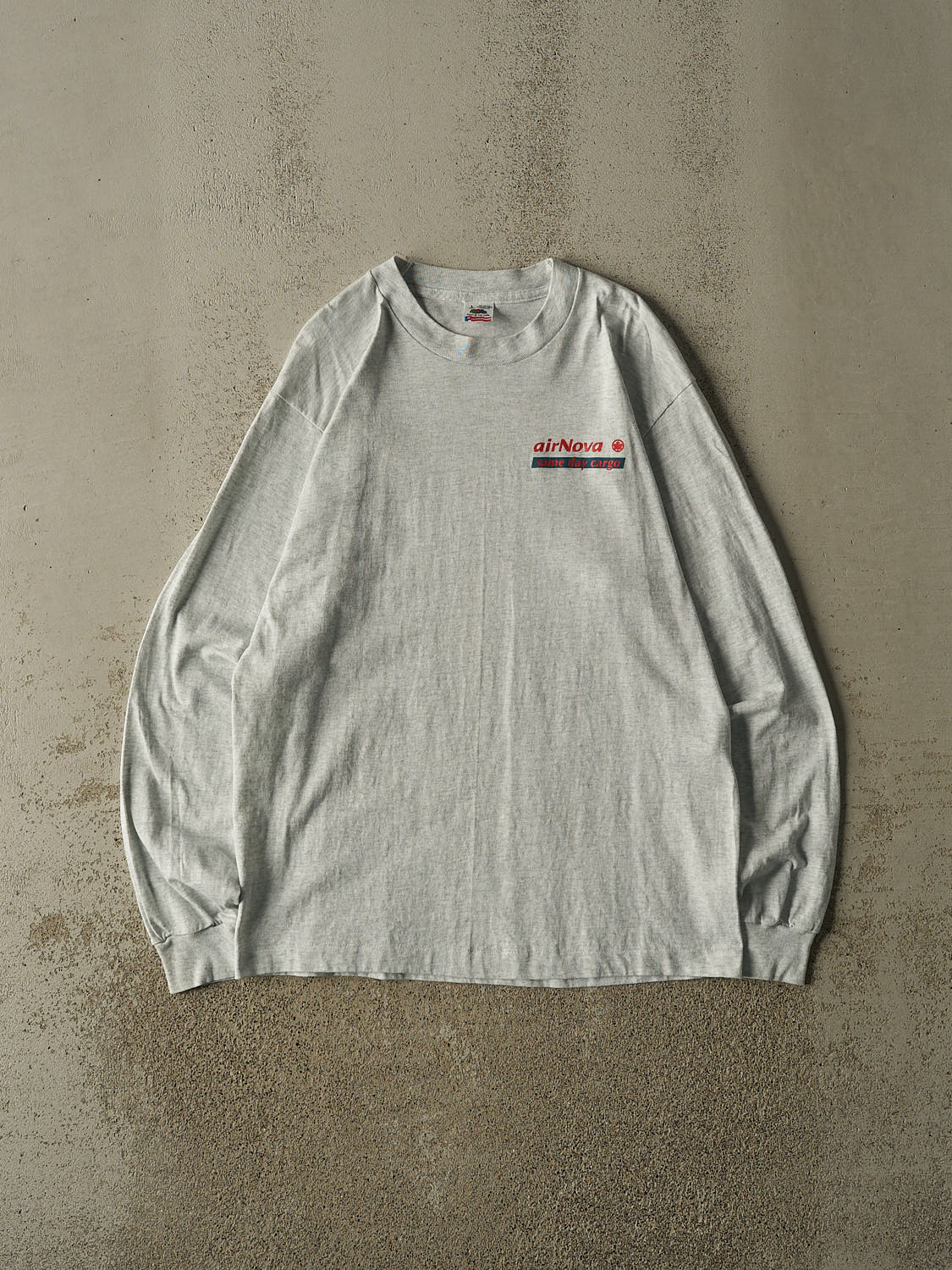 Vintage 90s Heather Grey Air Nova Long Sleeve (M/L)