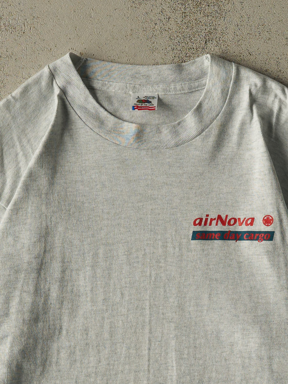Vintage 90s Heather Grey Air Nova Long Sleeve (M/L)