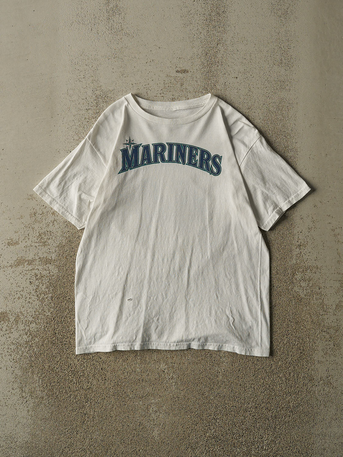 Vintage Y2K White Seattle Mariners #44 Rodriguez Tee (XS/S)