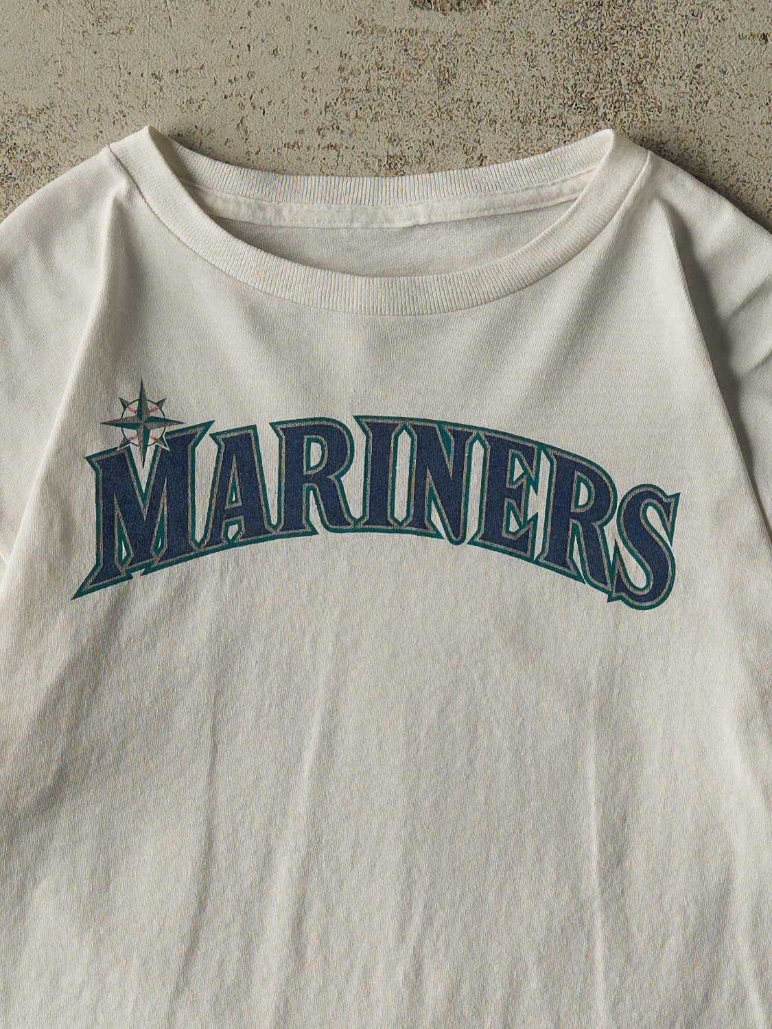 Vintage Y2K White Seattle Mariners #44 Rodriguez Tee (XS/S)