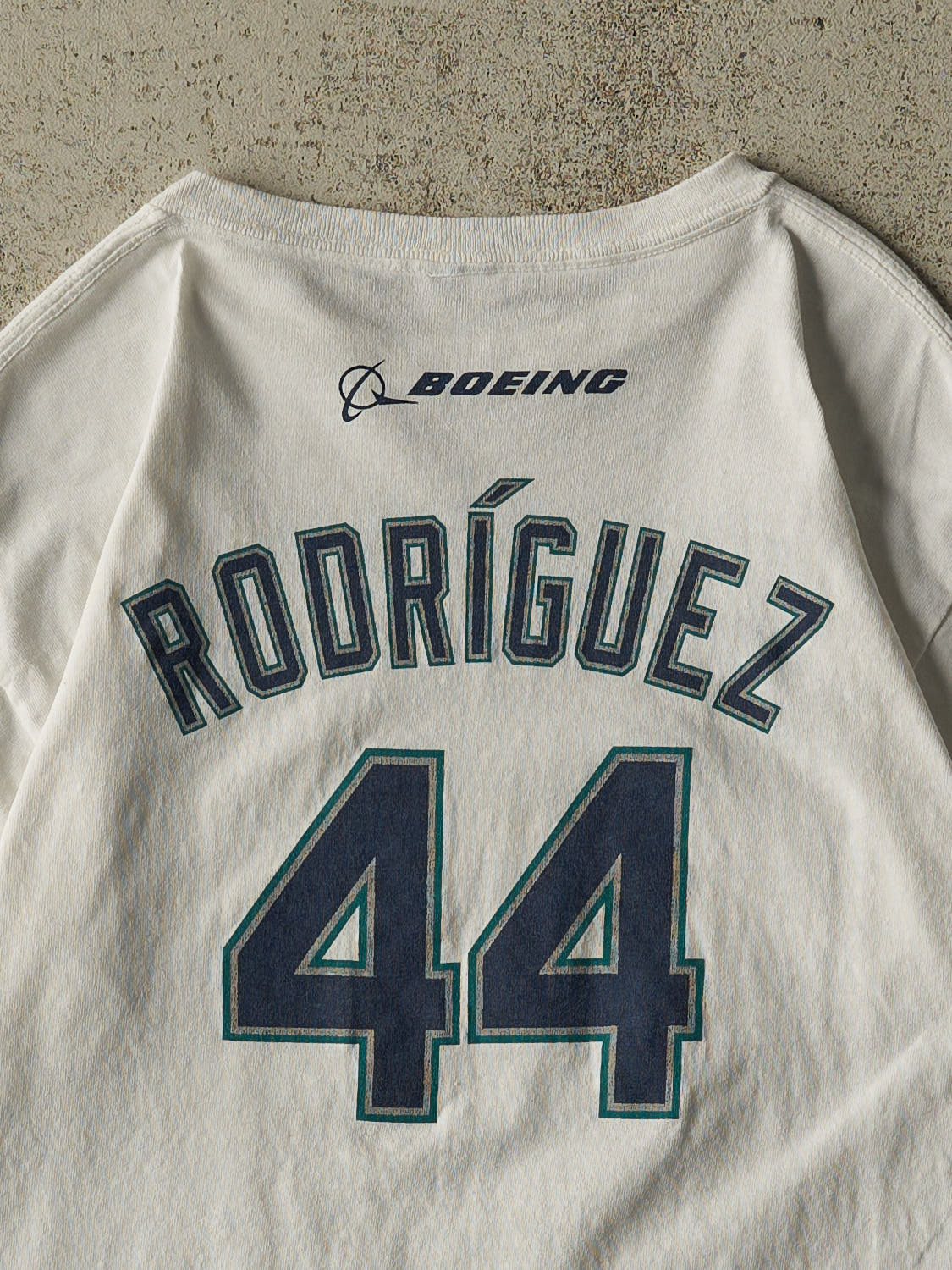 Vintage Y2K White Seattle Mariners #44 Rodriguez Tee (XS/S)