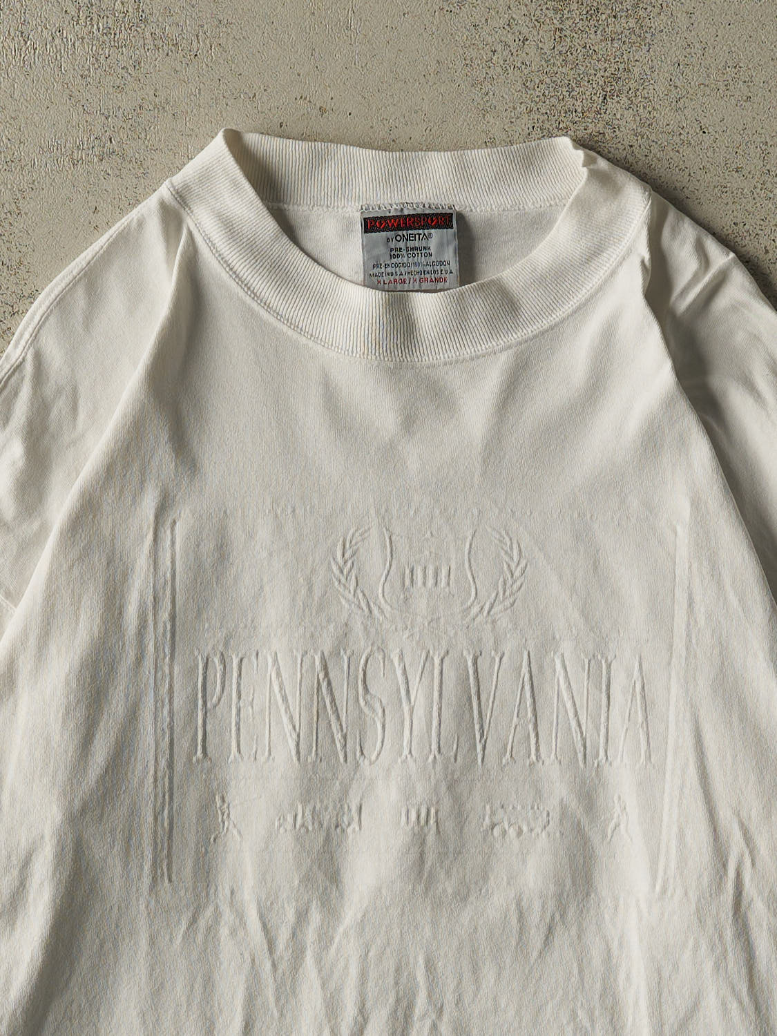 Vintage 80s White Pennsylvania Long Sleeve (XL)
