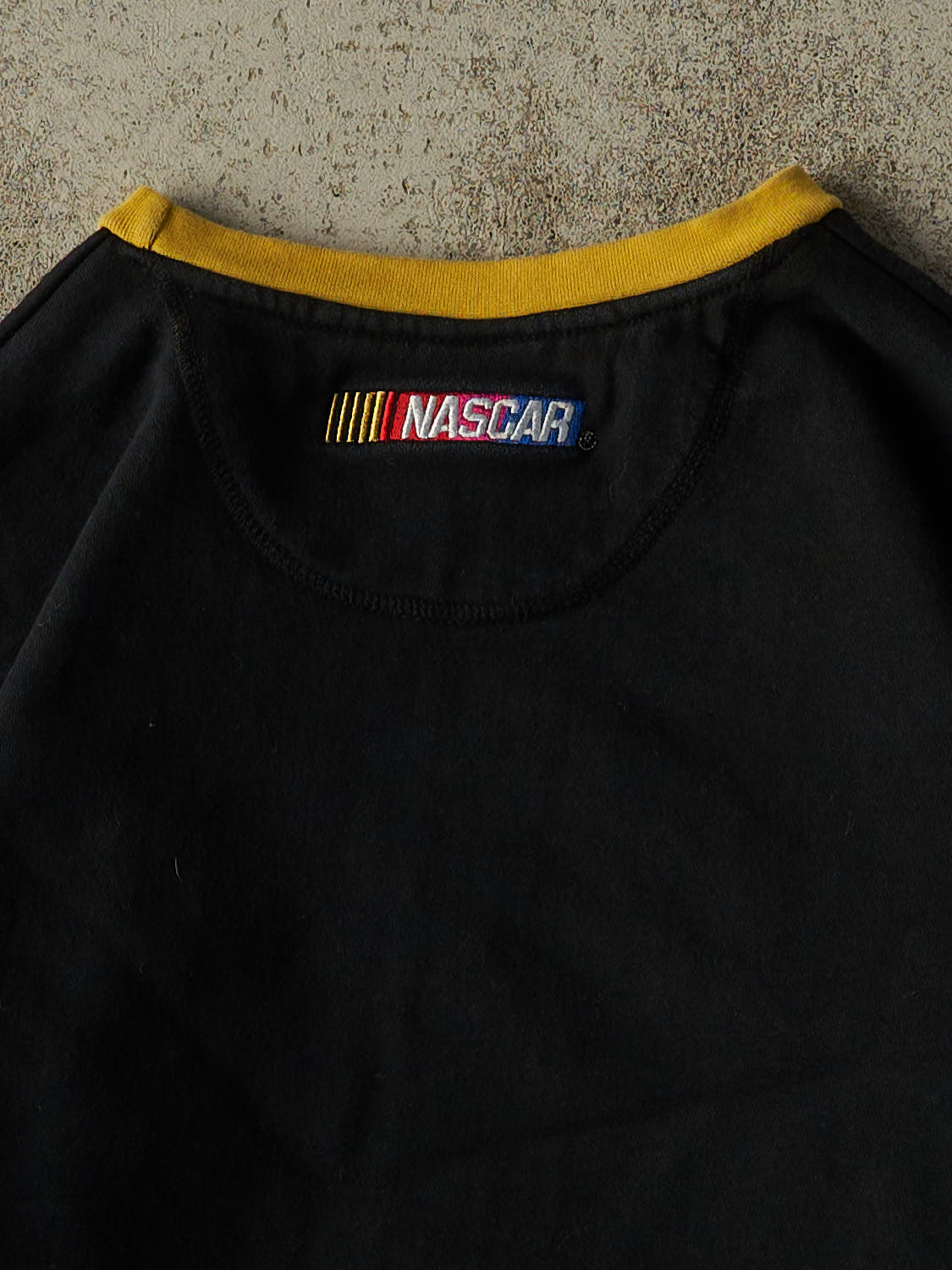 Vintage Y2K Black Nascar Embroidered Crewneck (XXL)
