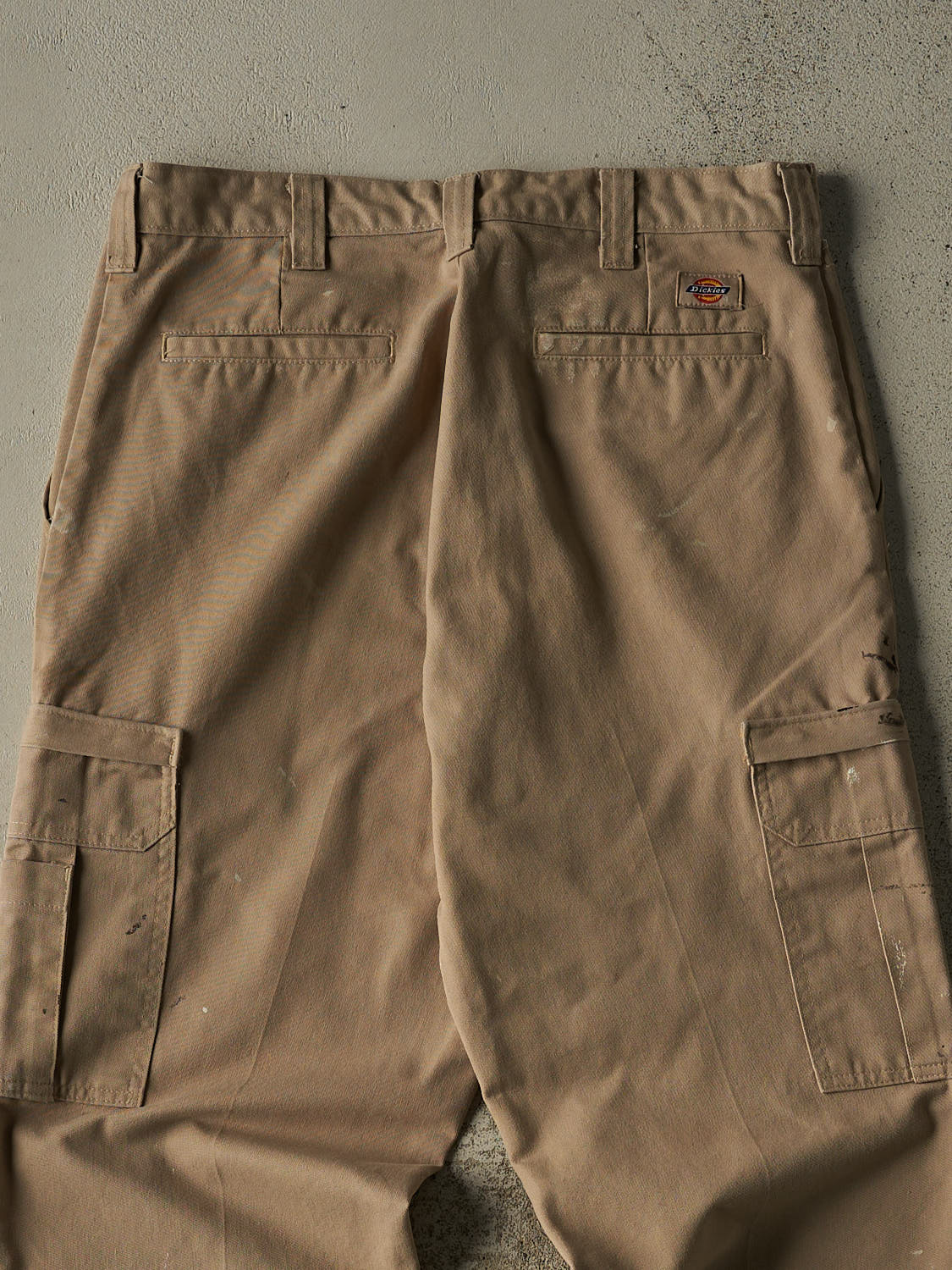 Vintage 90s Beige Dickies Cargo Work Pants (33x32.5)