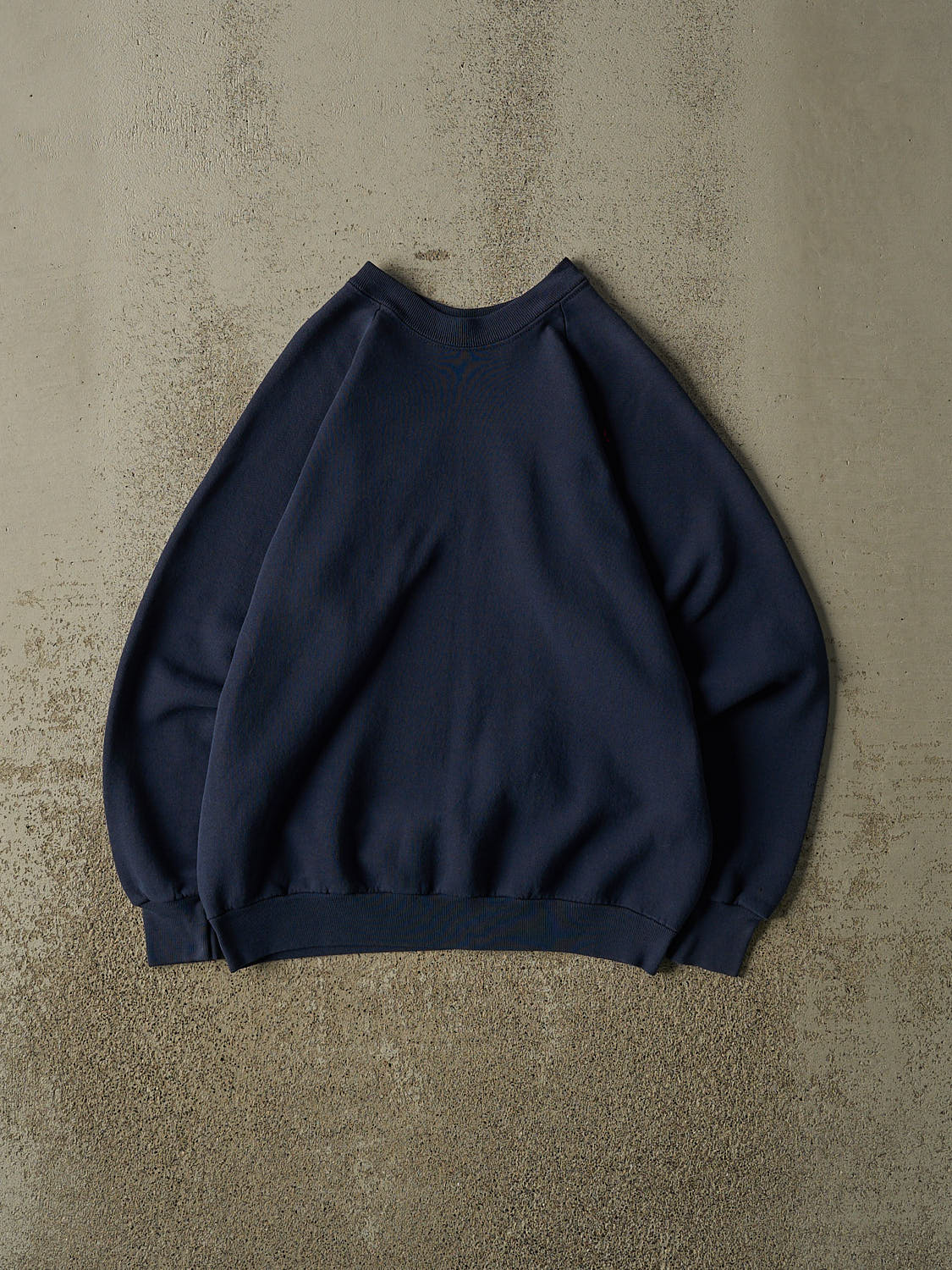 Vintage 80s Navy Blue Blank Crewneck (S)