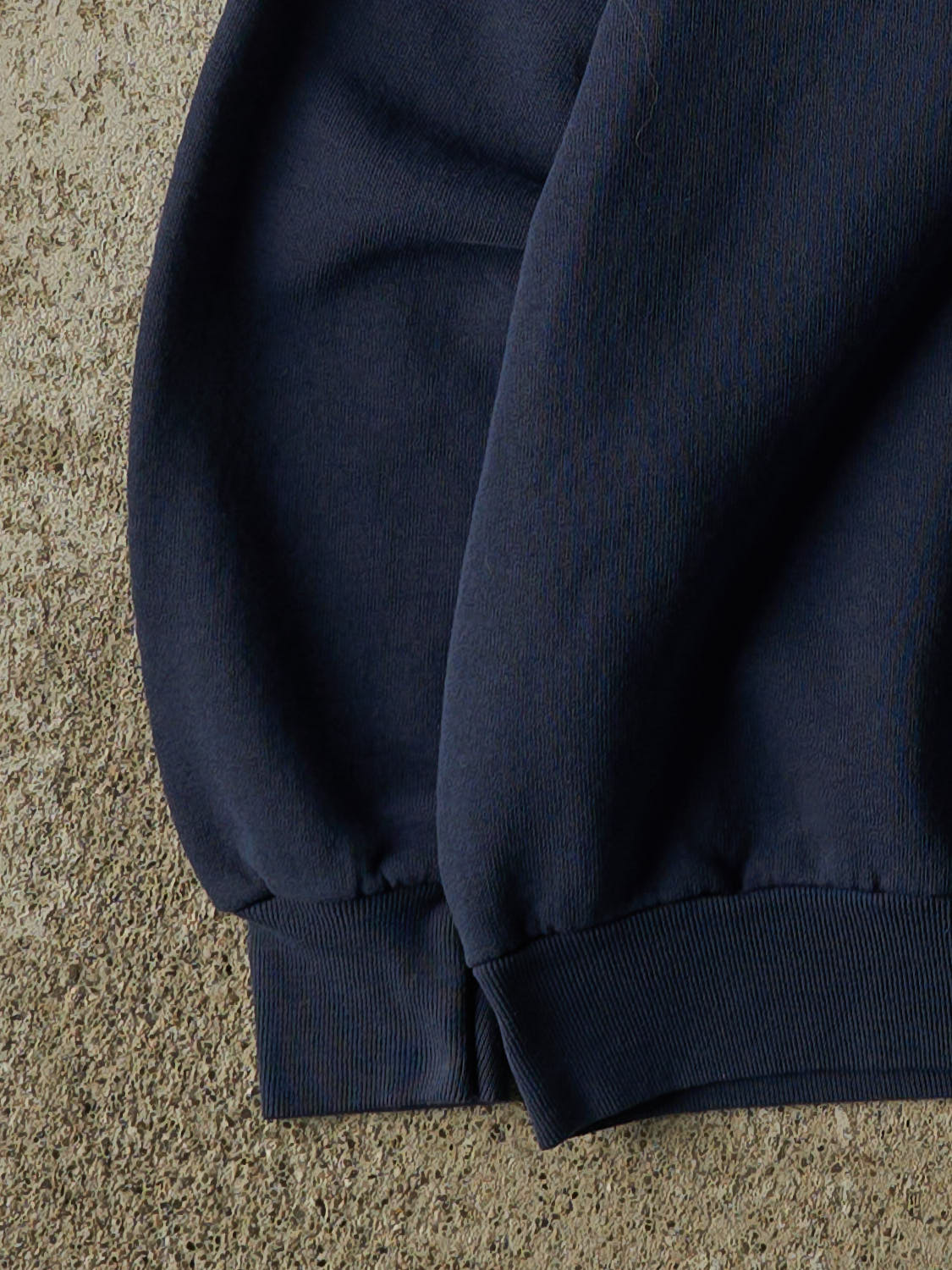 Vintage 80s Navy Blue Blank Crewneck (S)