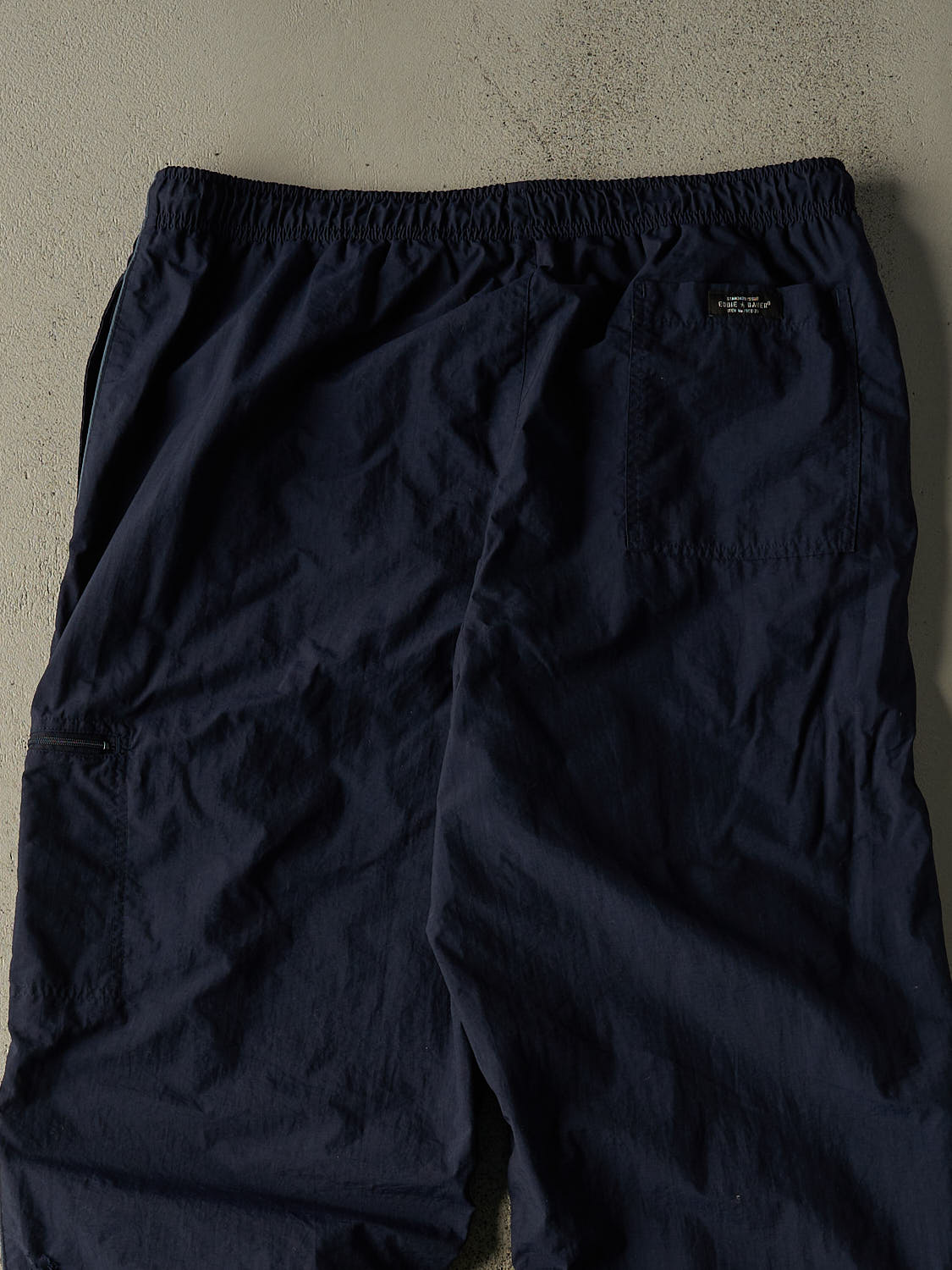 Vintage 90s Navy Blue Eddie Bauer Track Pants (36x35.5)