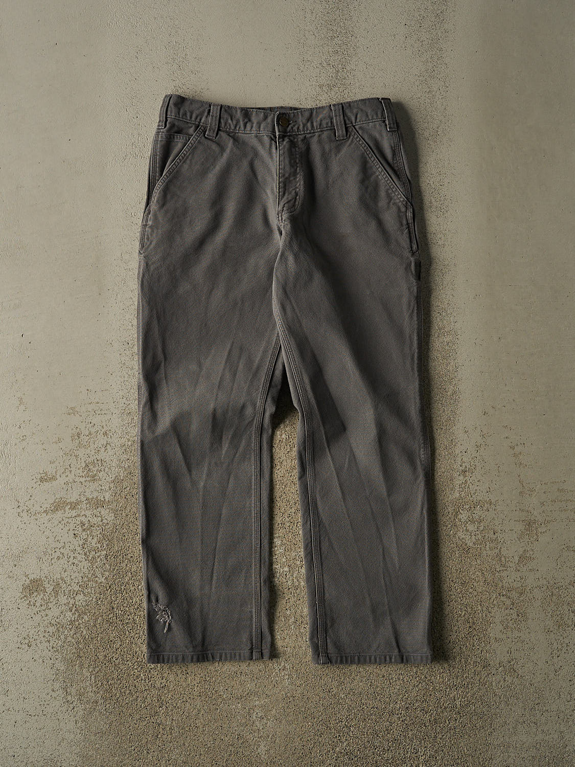 Vintage Y2K Grey Carhartt Carpenter Pants (31x29)