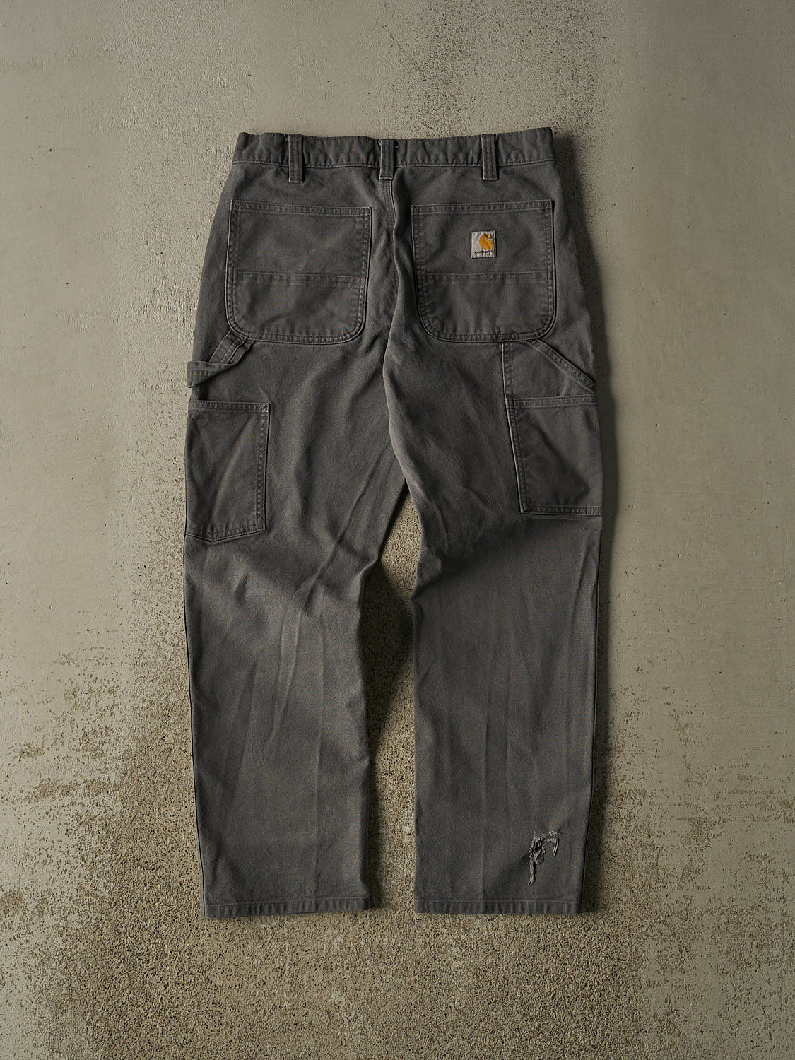 Vintage Y2K Grey Carhartt Carpenter Pants (31x29)