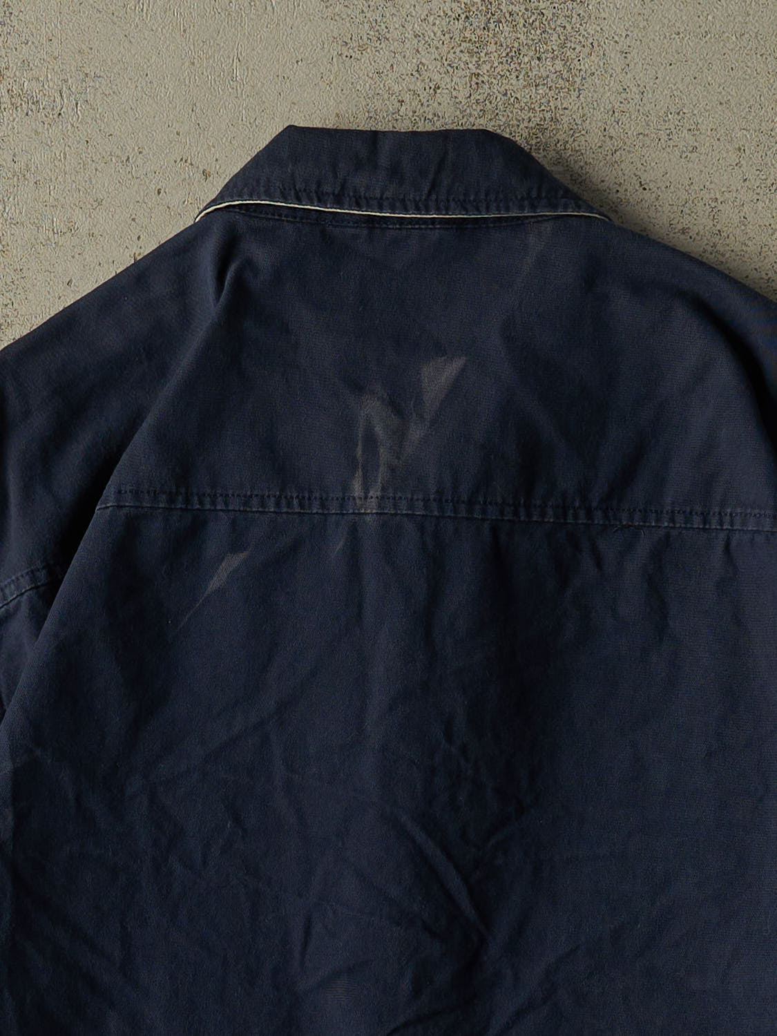 Vintage Y2K Navy Blue Tommy Hilfiger Harrington Jacket (M/L)
