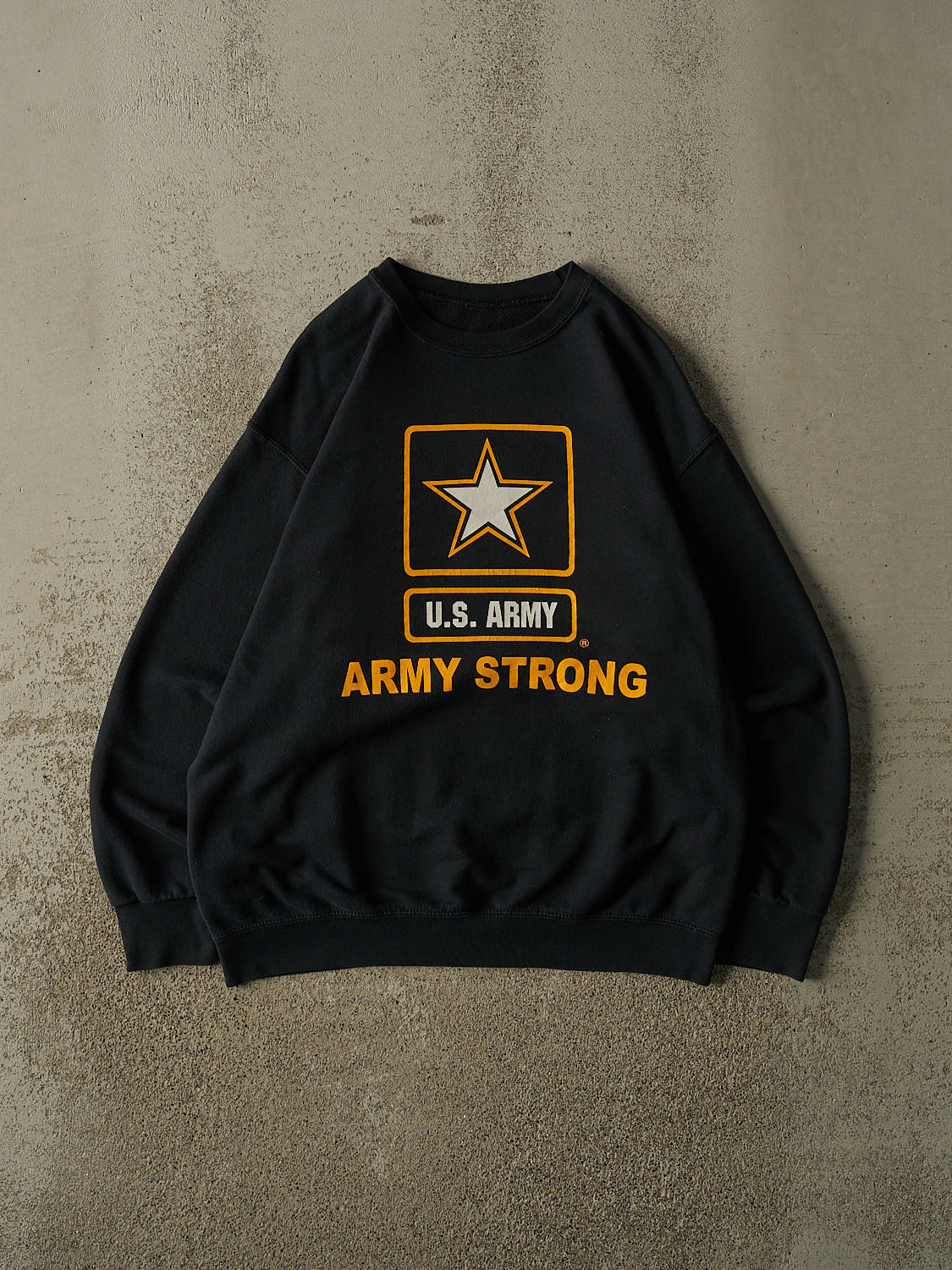 Vintage Y2K Black US Army Crewneck (M)