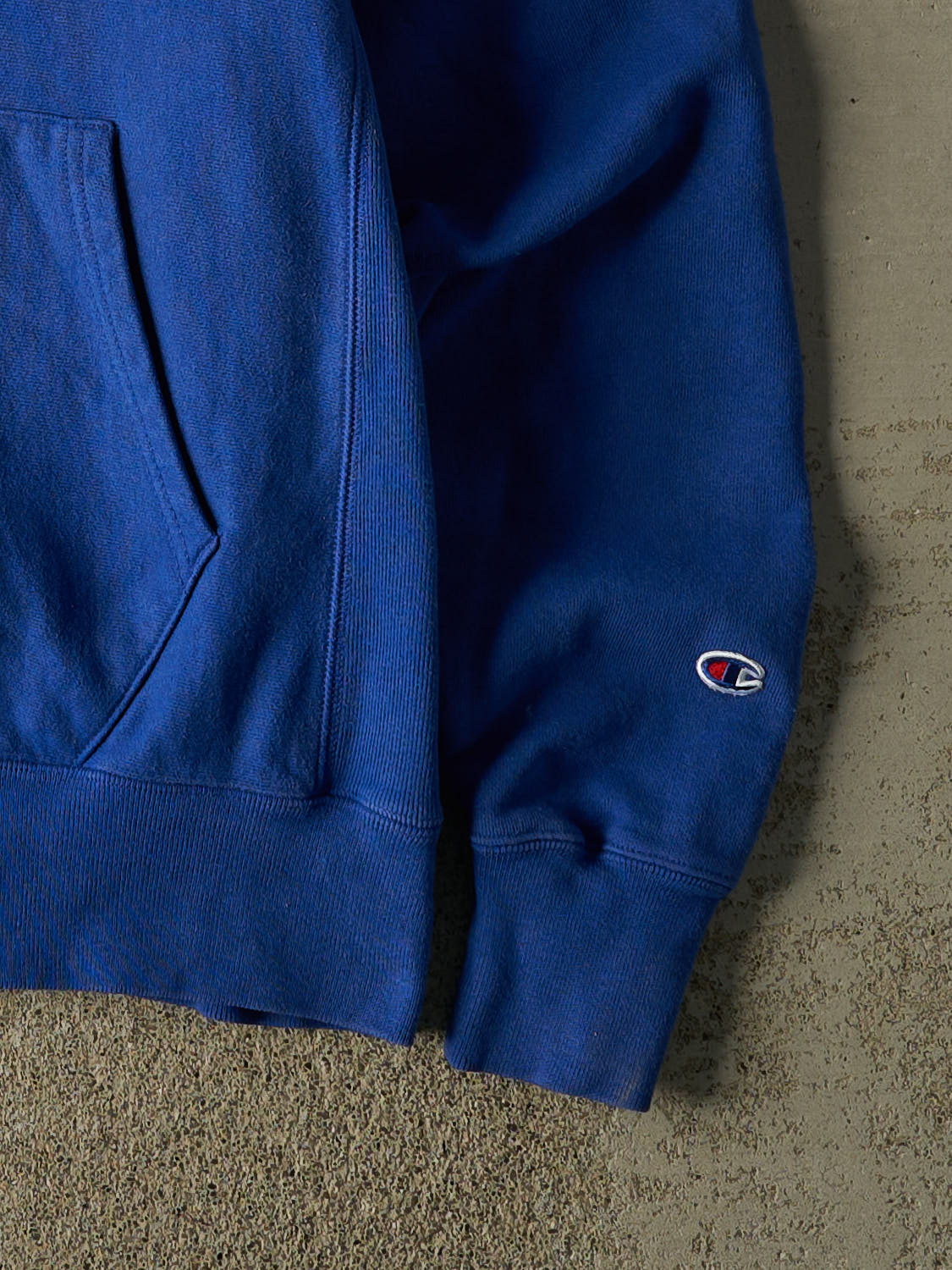 Vintage Y2K Blue Champion Reverse Weave University of Pittsburgh Hoodie (L/XL)