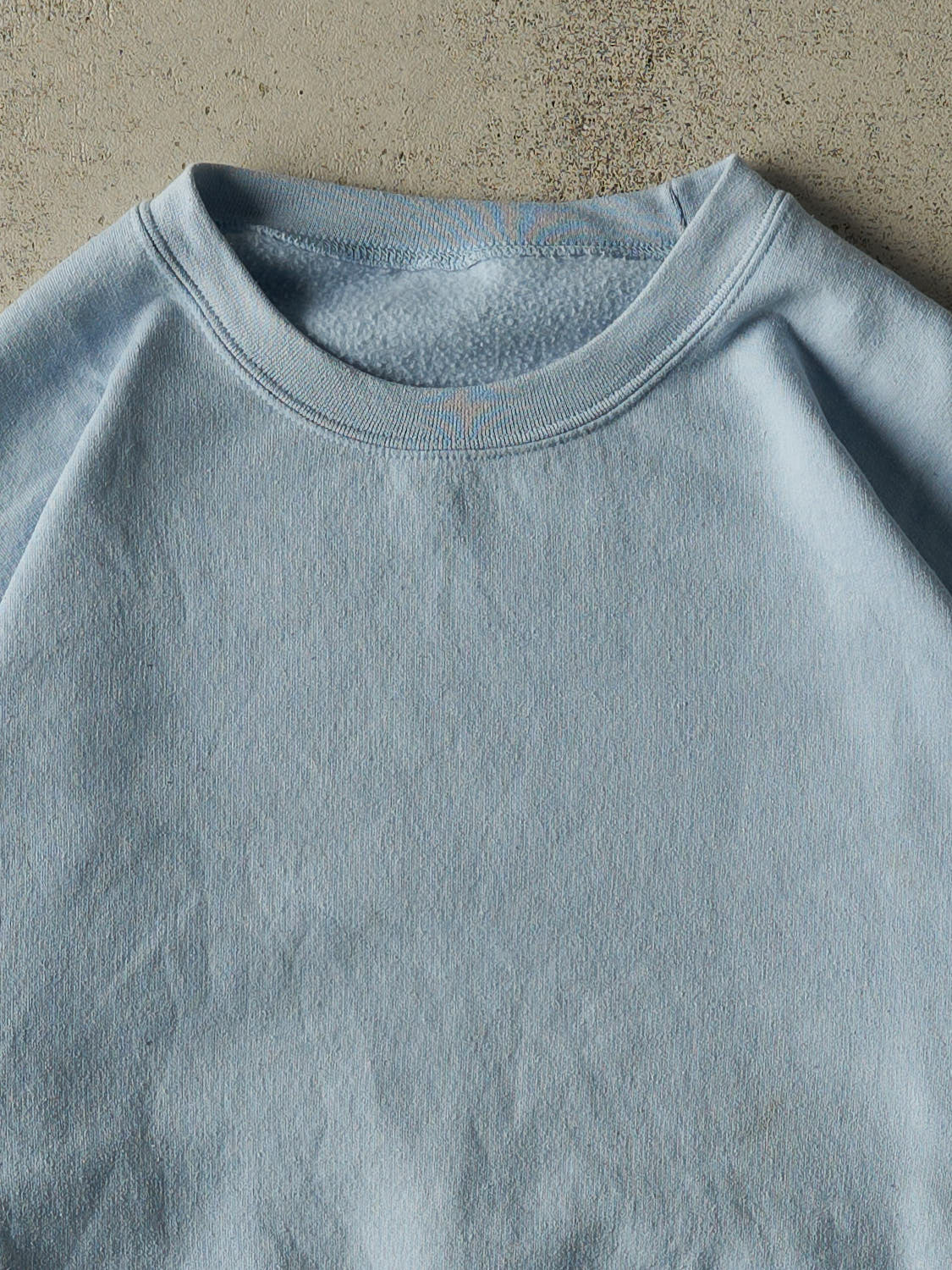Vintage Y2K Baby Blue Blank Crewneck (XXL/XXXL)