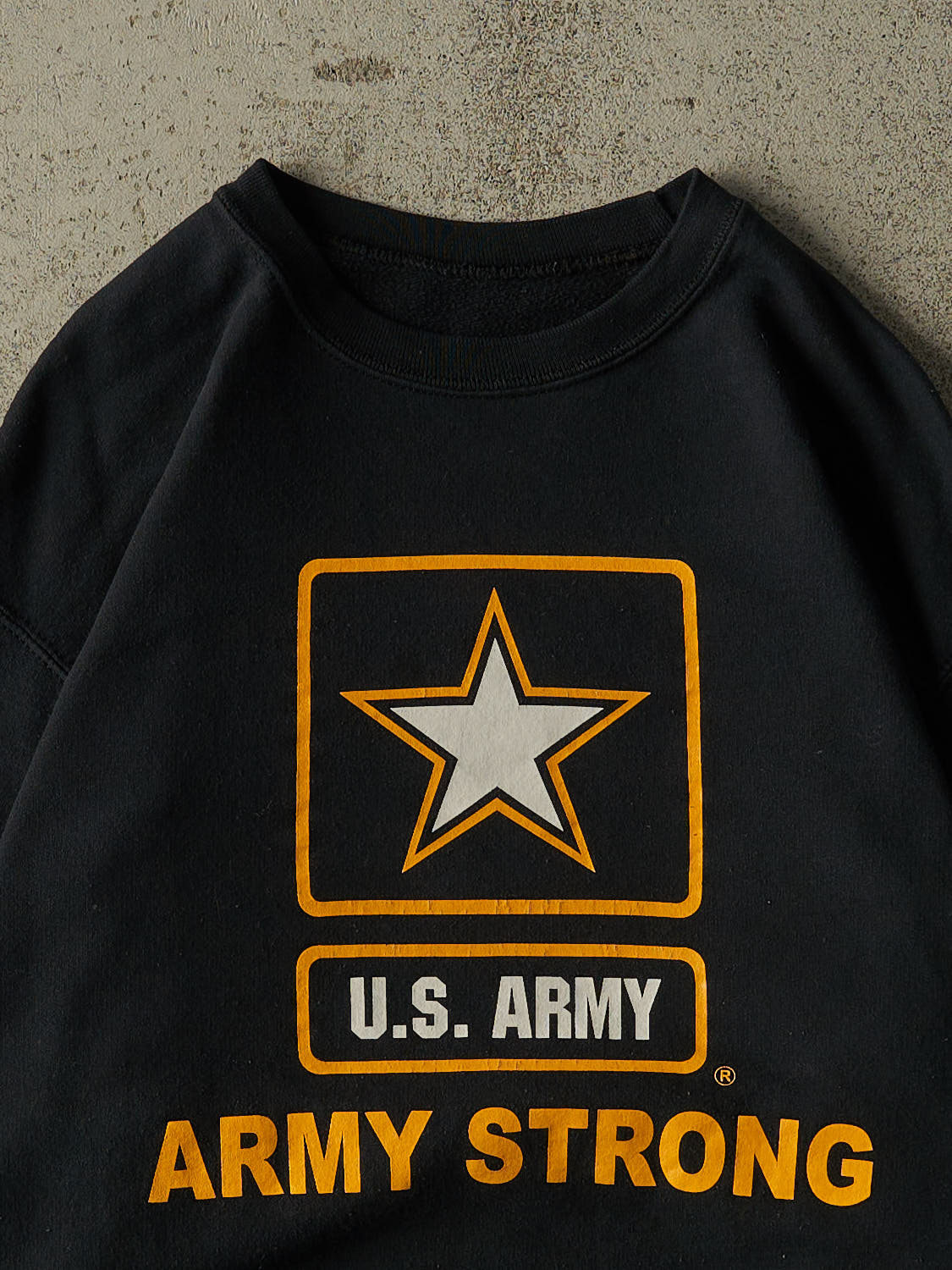 Vintage Y2K Black US Army Crewneck (M)