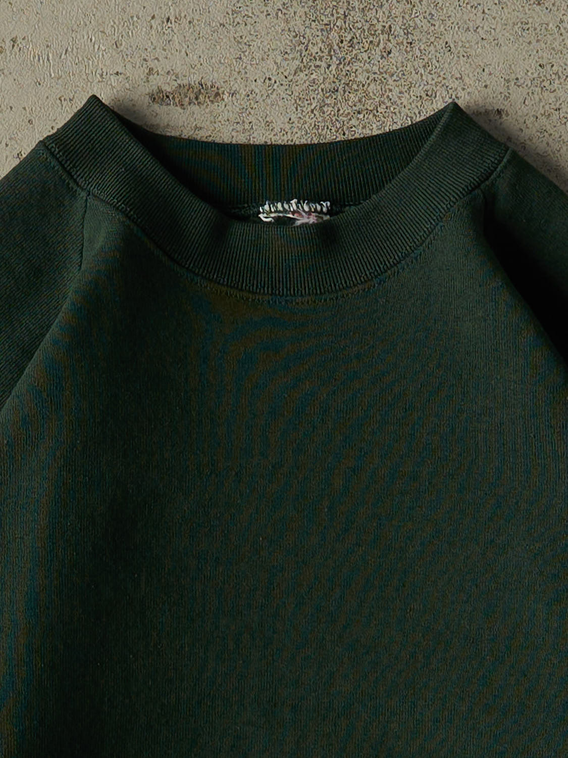 Vintage 80s Green Blank Crewneck (S)
