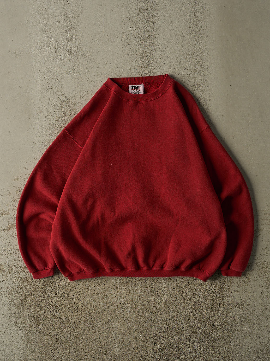 Vintage 90s Red Blank Crewneck (L/XL)