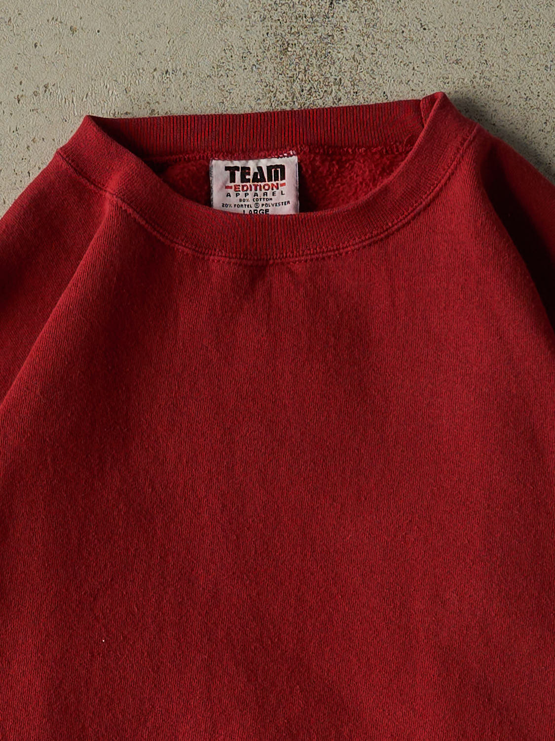 Vintage 90s Red Blank Crewneck (L/XL)