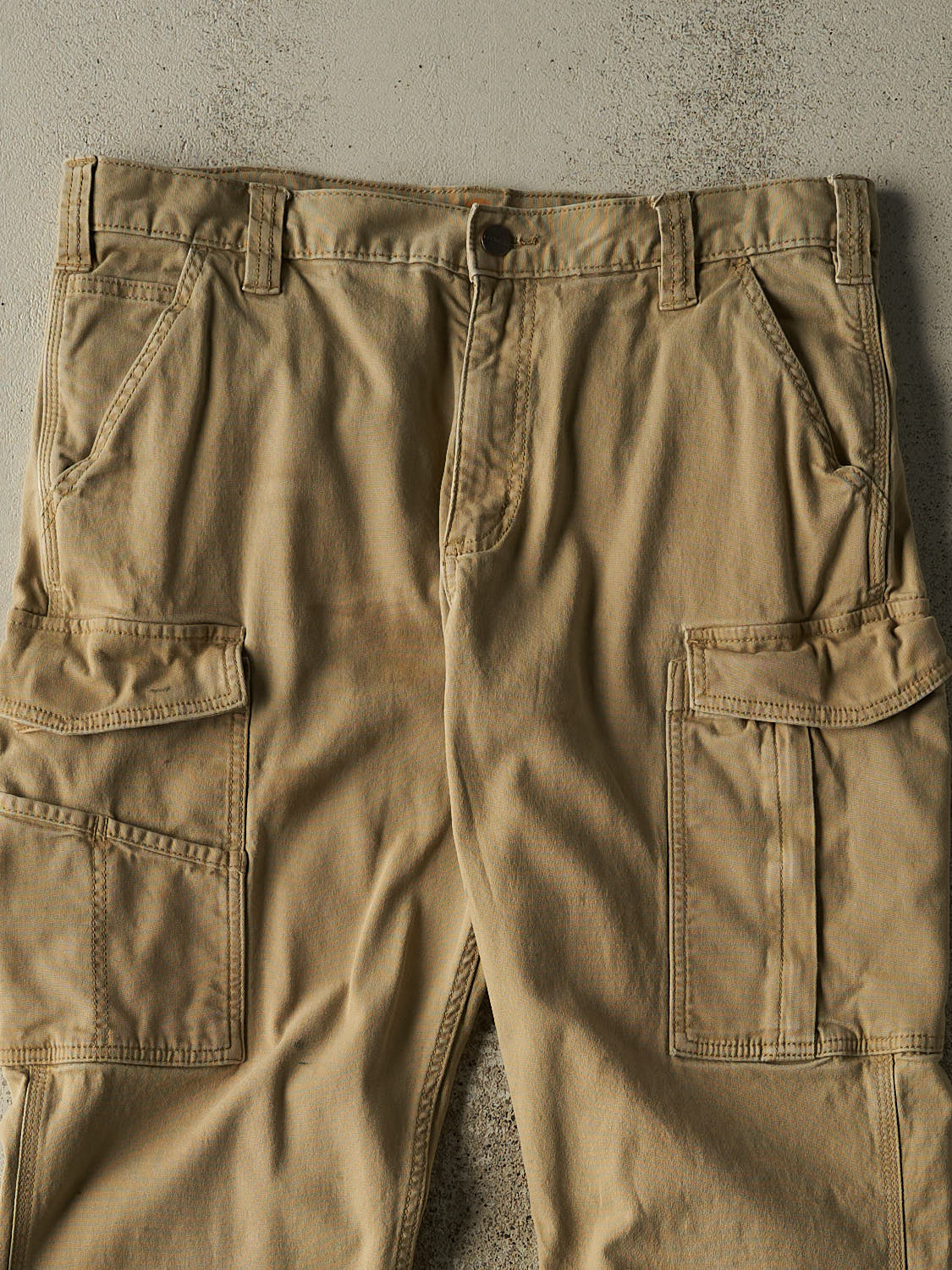 Vintage Y2K Beige Carhartt Cargo Pants (35x28)