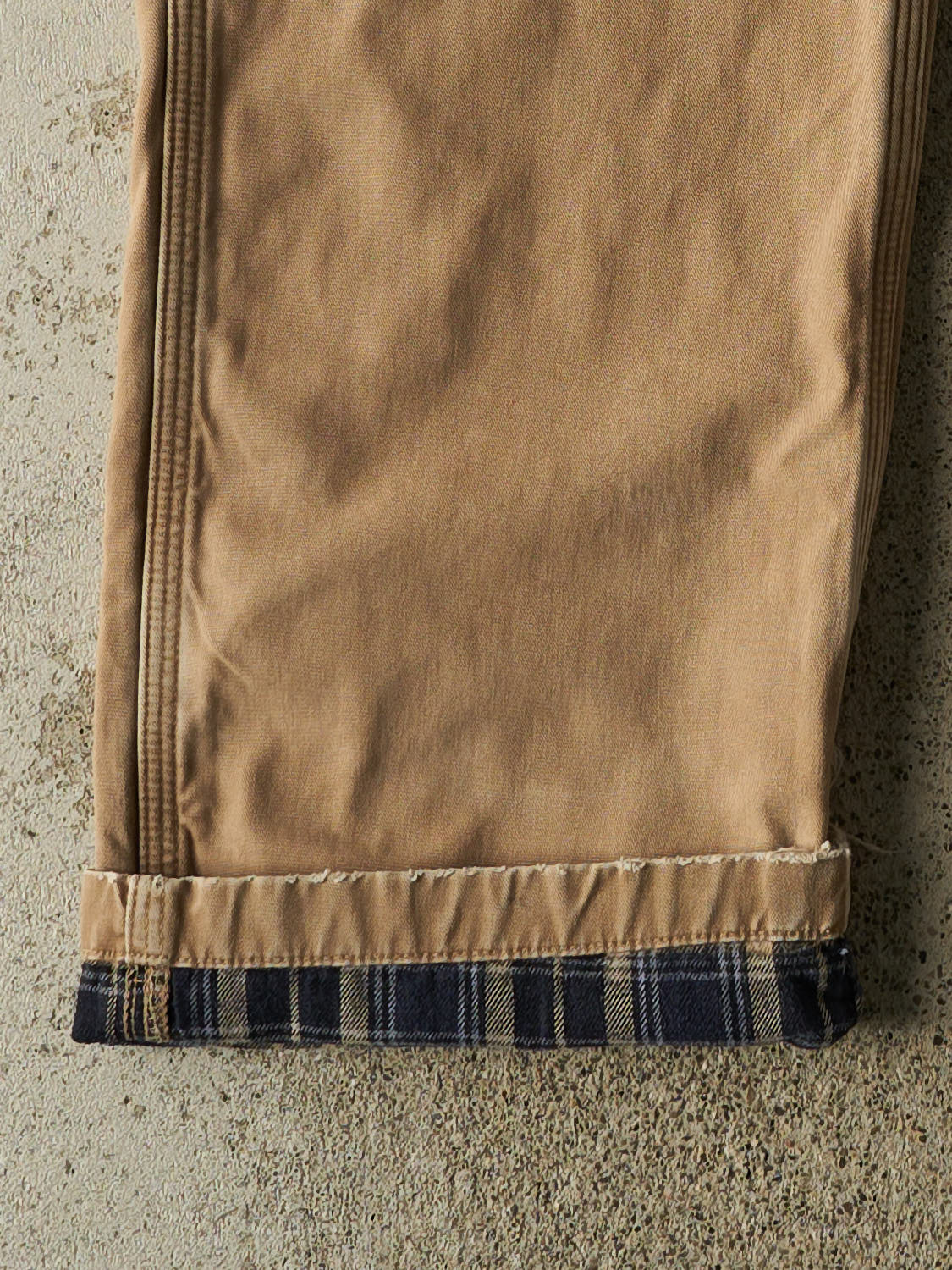 Vintage Y2K Beige Carhartt Blanket Lined Carpenter Pants (38x31.5)