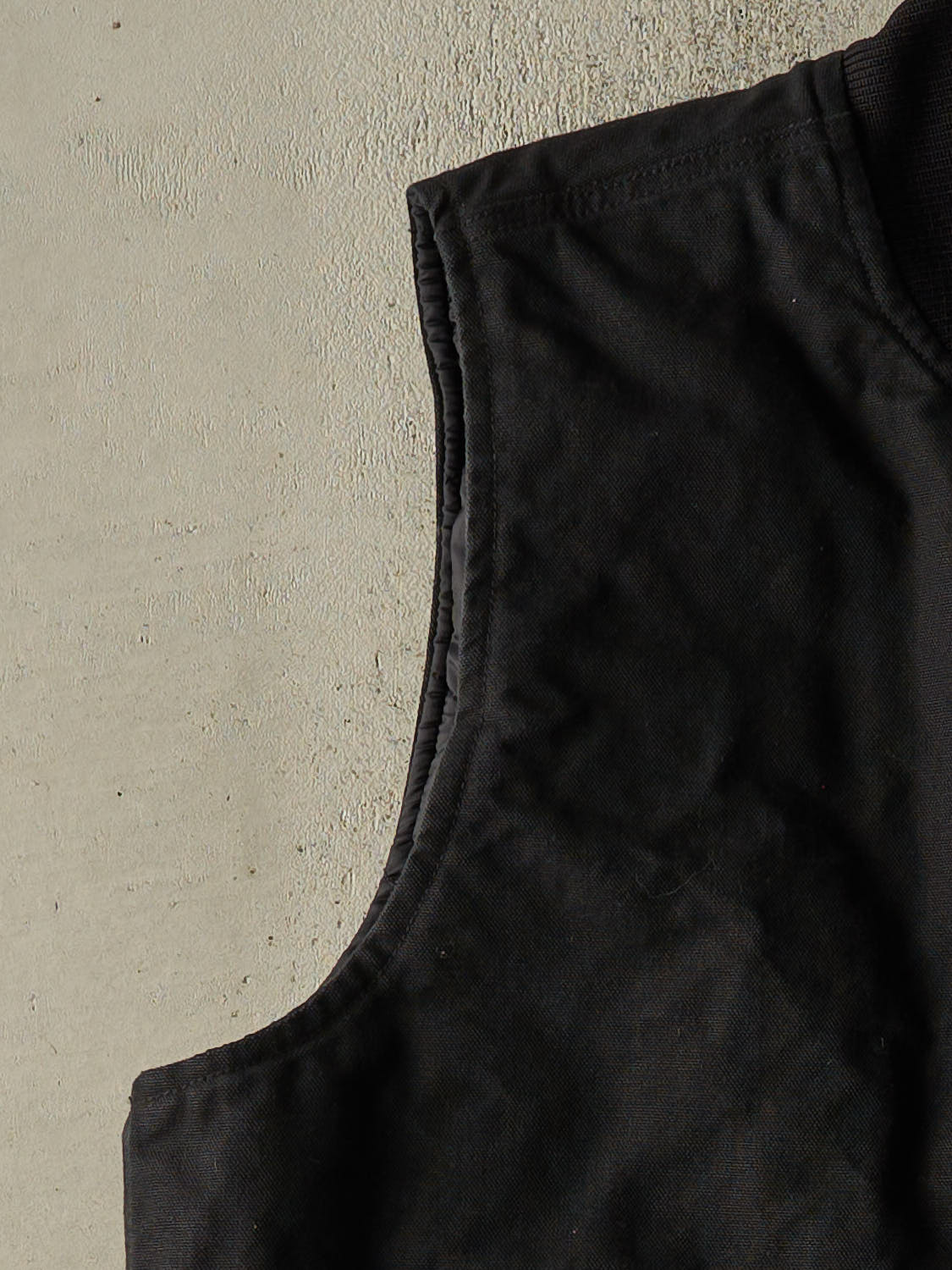 Vintage Y2K Black Carhartt Embroidered Vest (XL)
