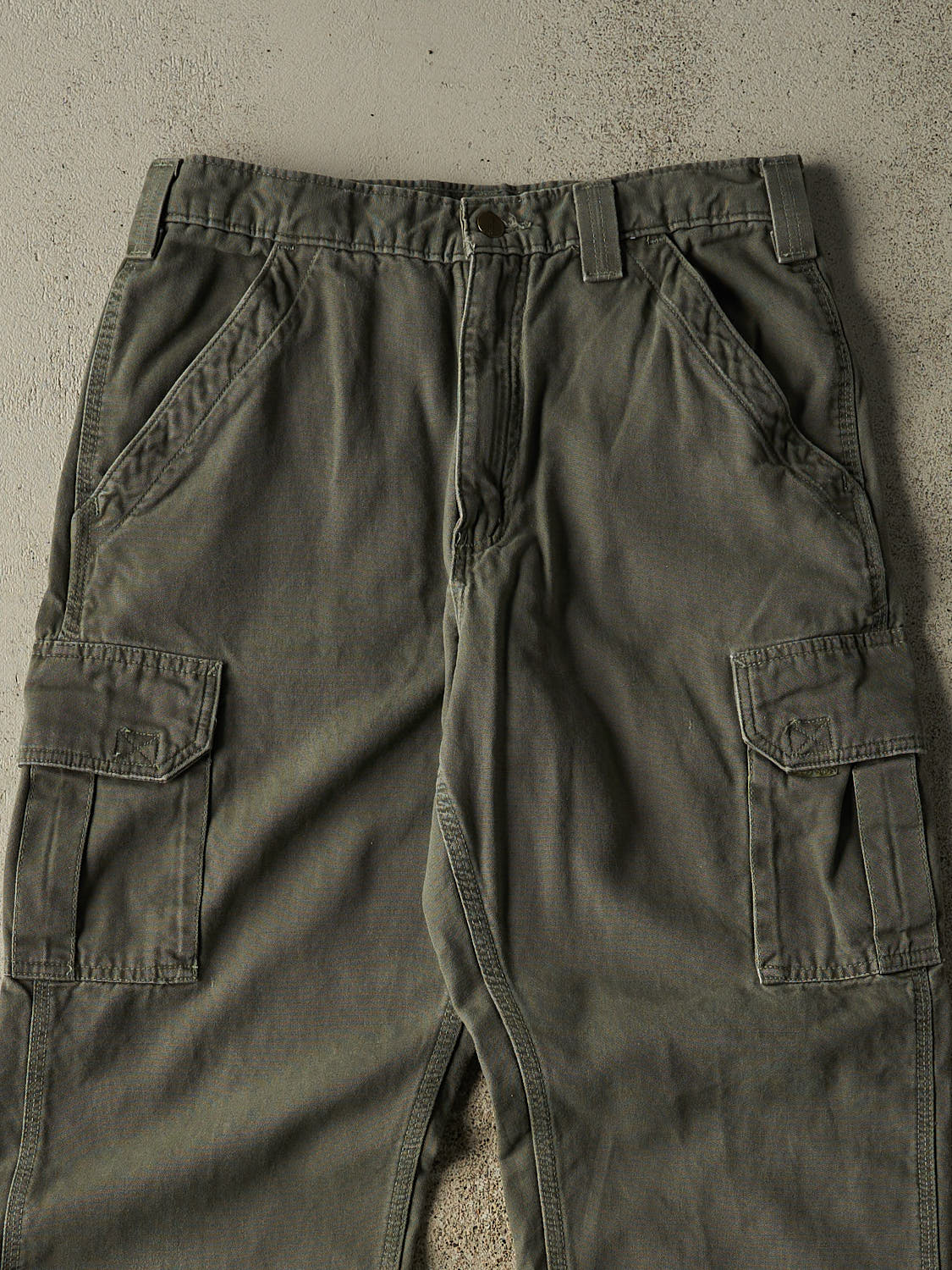 Vintage Y2K Green Carhartt Cargo Pants (31x30.5)