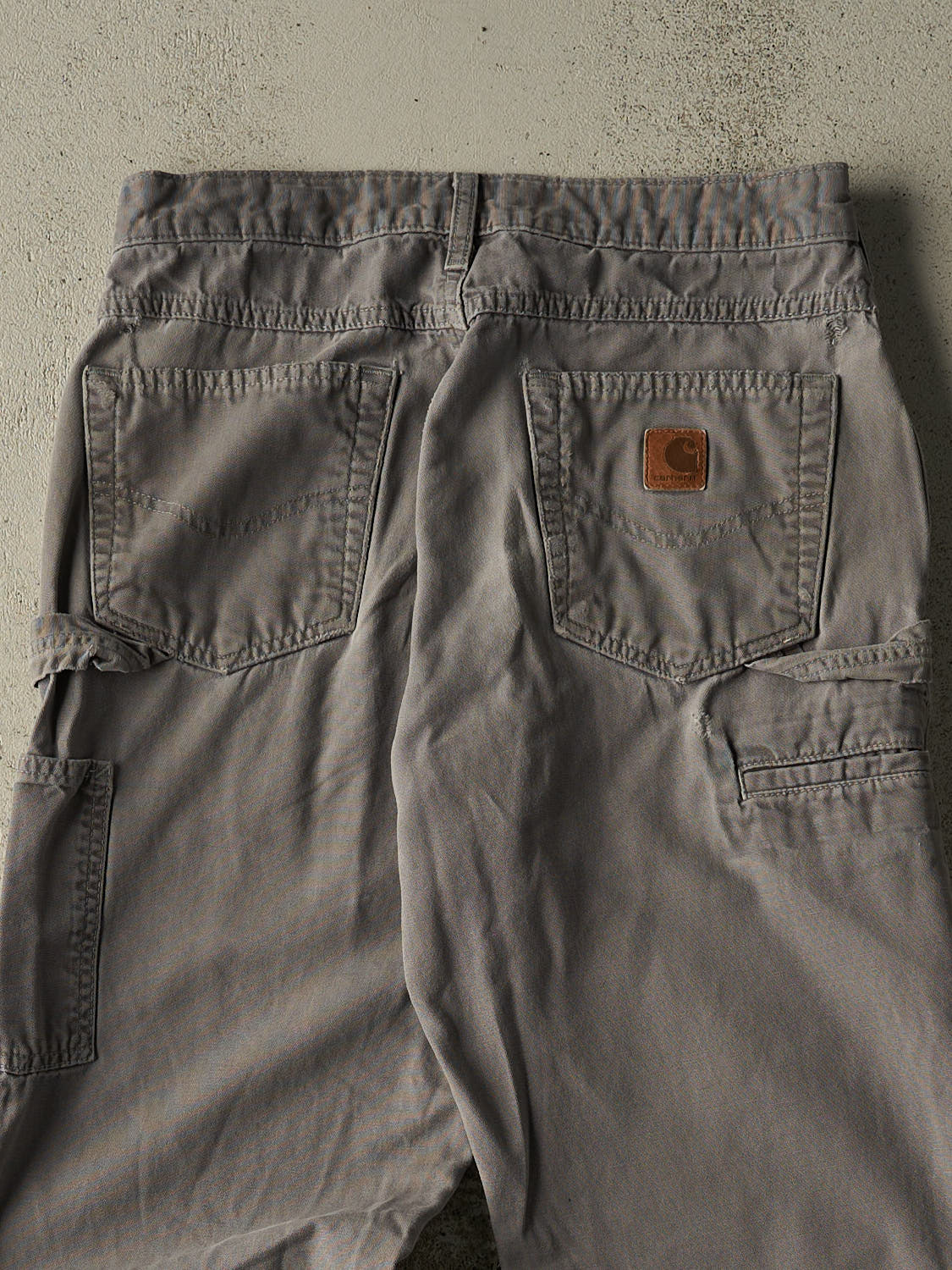 Vintage Y2K Grey Carhartt Carpenter Pants (30x31)