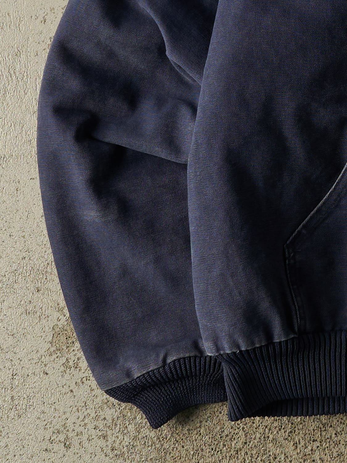 Vintage Y2K Navy Blue Carhartt Hooded Active Jacket (XL)