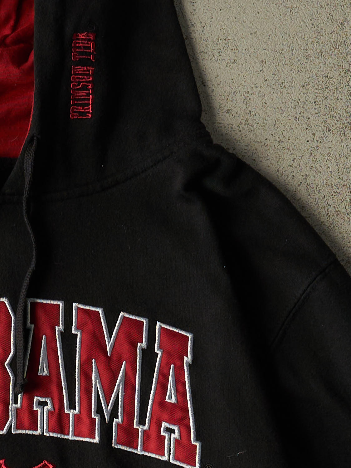 Vintage Y2K Black University  of Alabama Hoodie (L/XL)