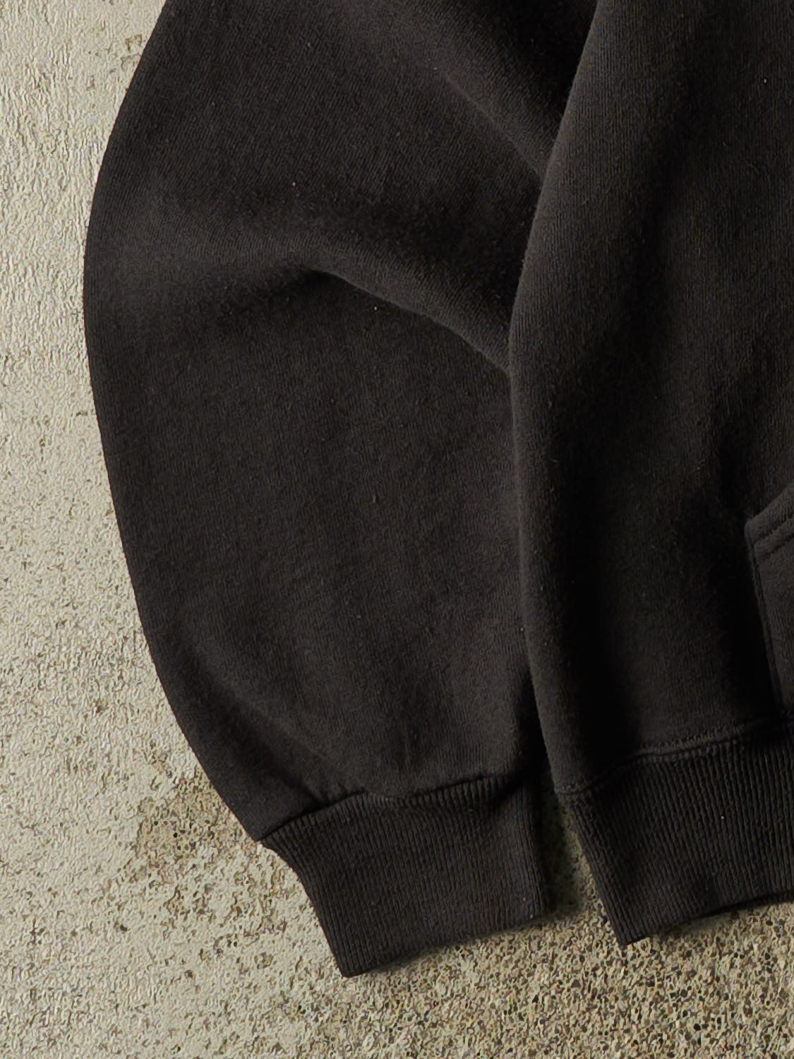 Vintage 90s Black University  of Wisconsin Puff Print Hoodie (S/M)
