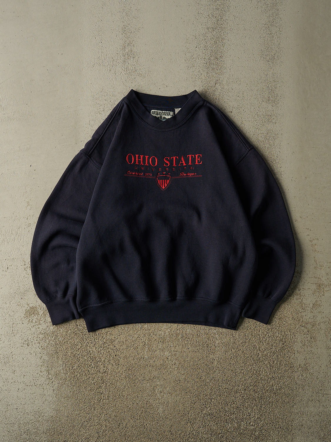 Vintage 90s Navy Blue Ohio State University Crewneck (L)