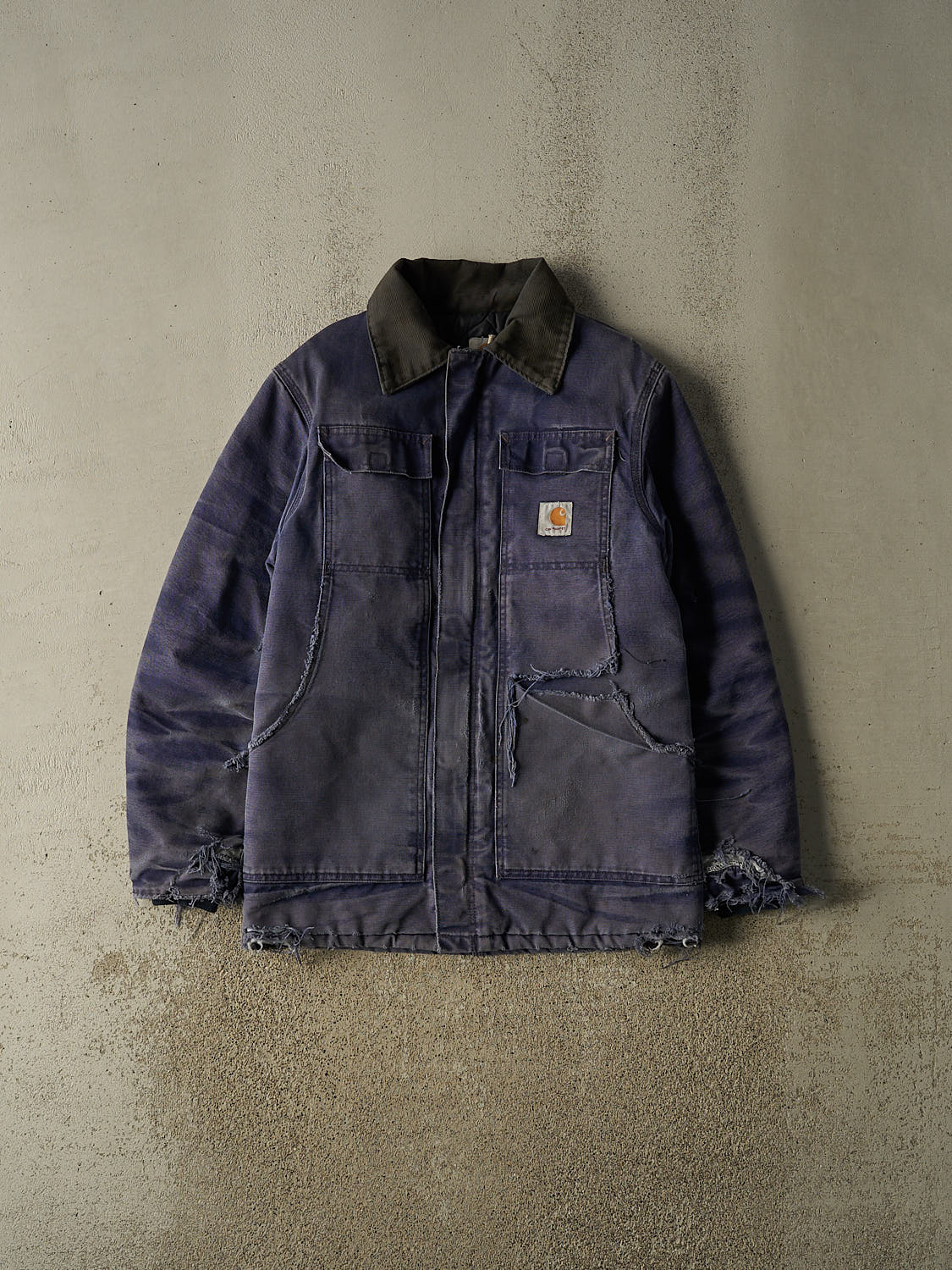 Vintage 90s Faded Navy Carhartt Arctic Jacket (M/L)