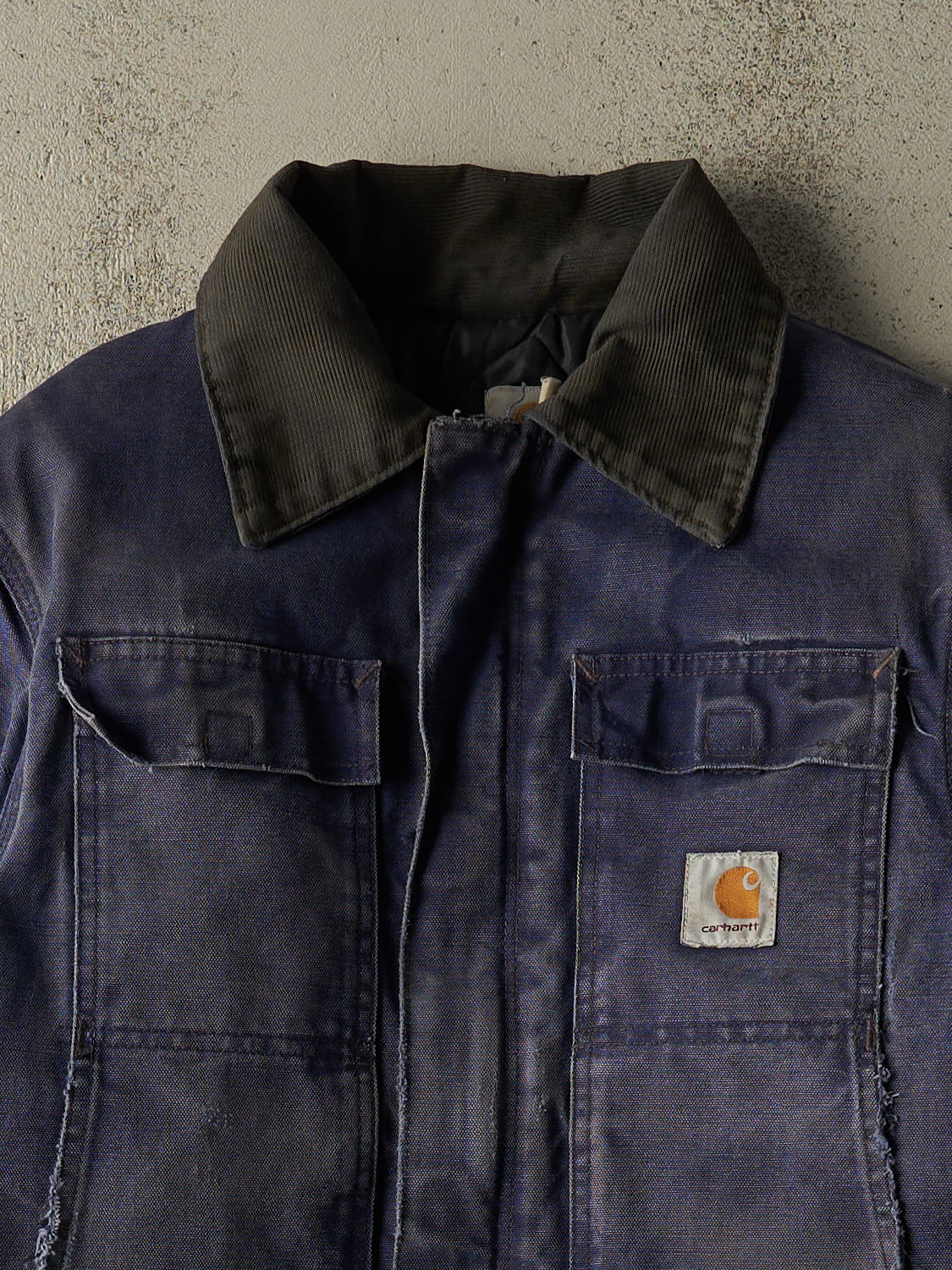 Vintage 90s Faded Navy Carhartt Arctic Jacket (M/L)