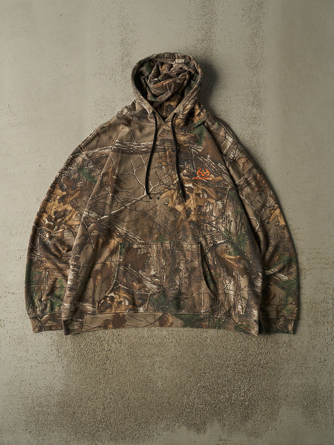 Vintage 90s Camo Realtree Logo Hoodie (XL/XXL)