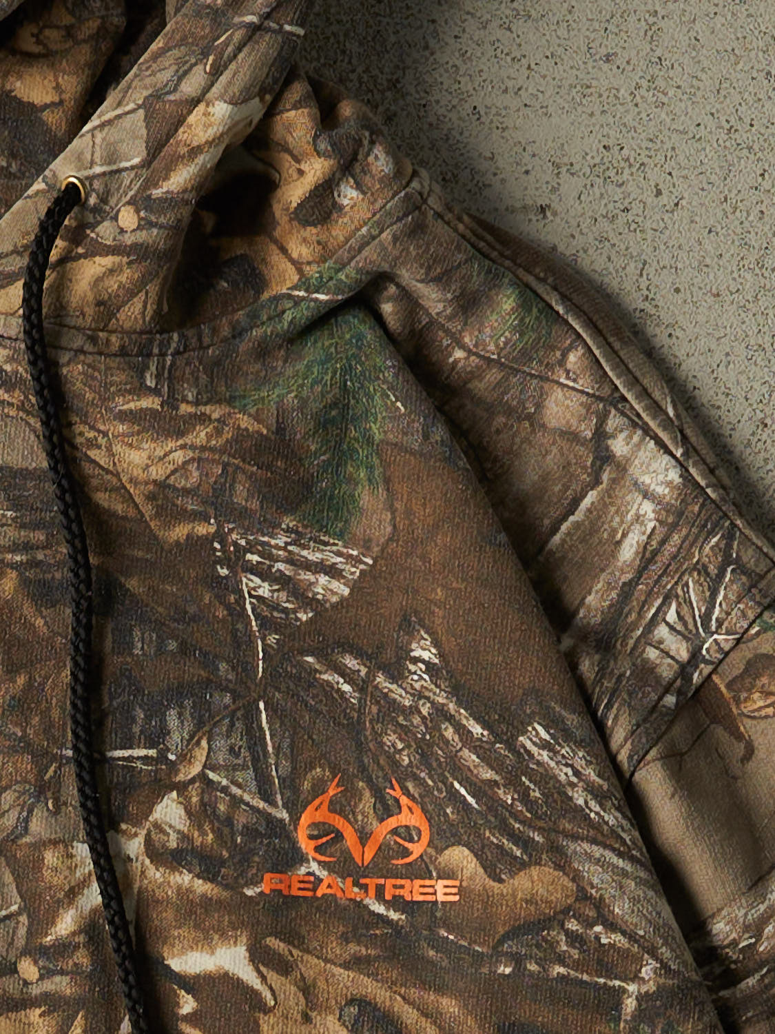 Vintage 90s Camo Realtree Logo Hoodie (XL/XXL)