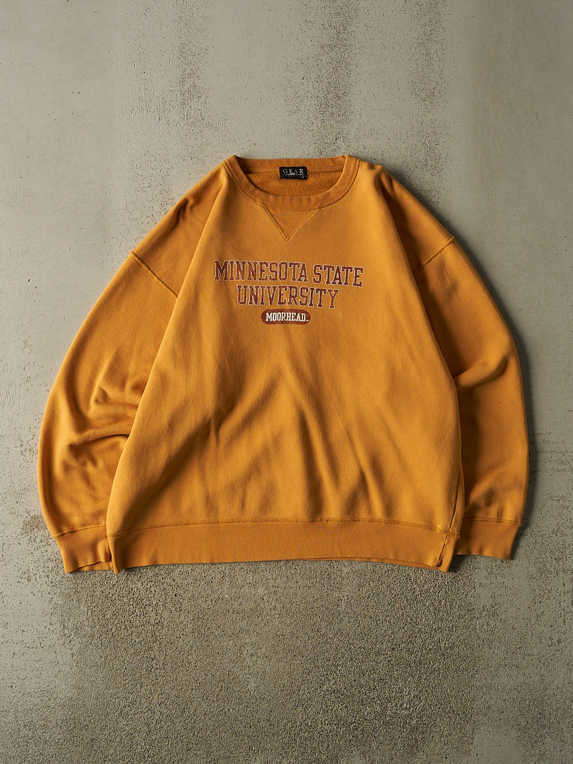 Vintage Y2K Yellow Minnesota State University Crewneck (XL/XXL)