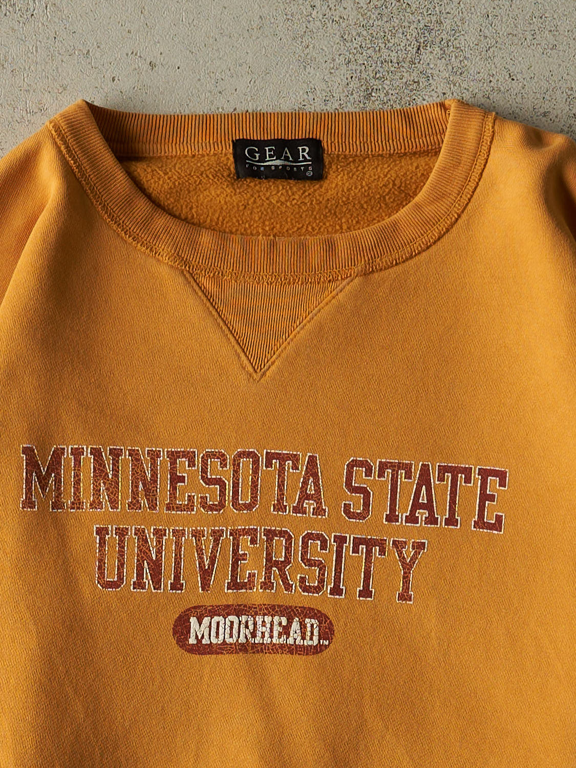 Vintage Y2K Yellow Minnesota State University Crewneck (XL/XXL)
