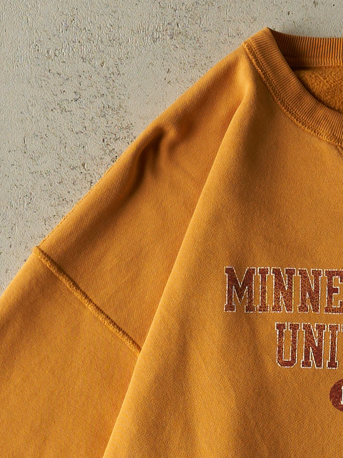 Vintage Y2K Yellow Minnesota State University Crewneck (XL/XXL)